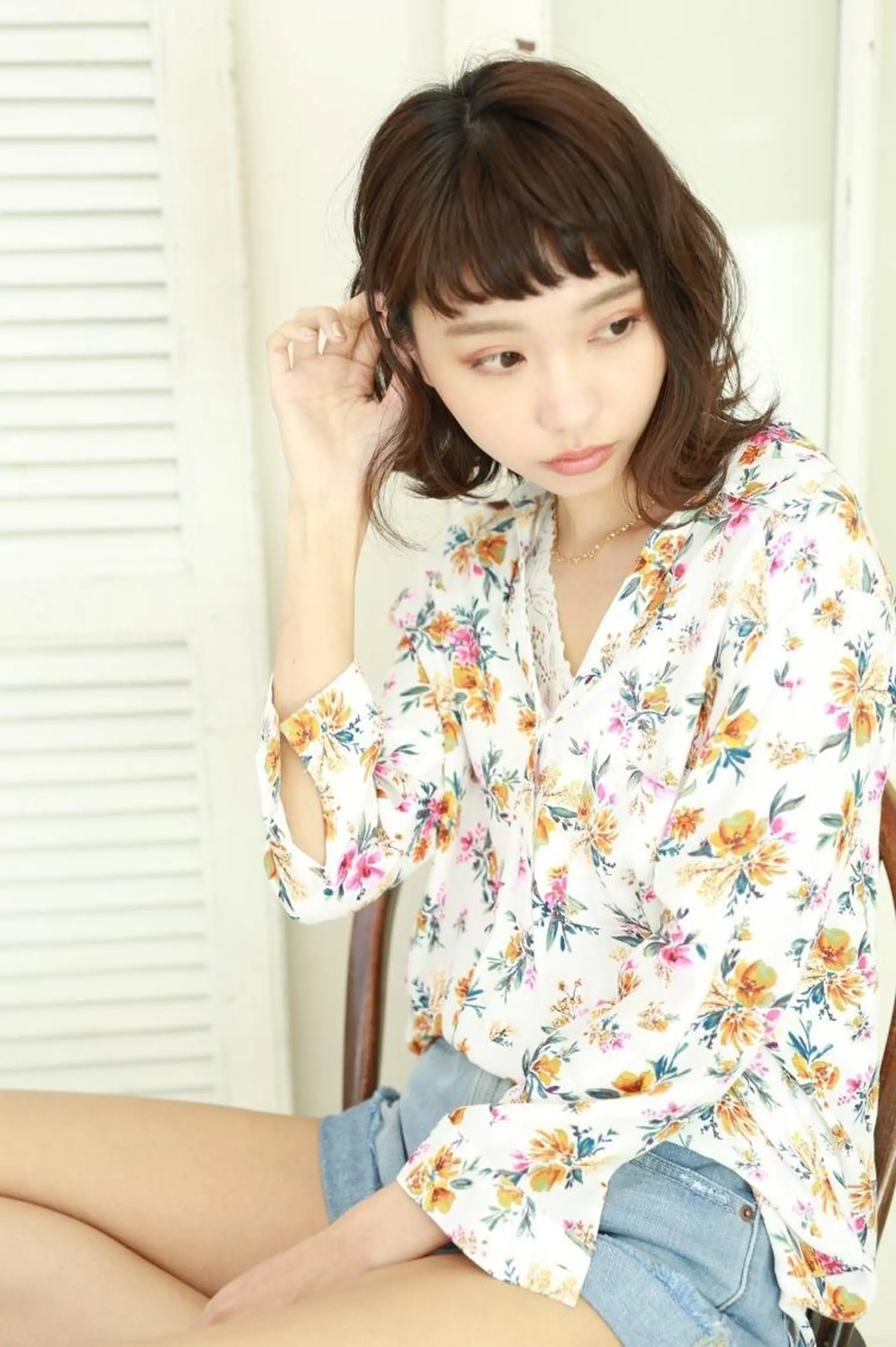 ミディアム 指名支持率NO.1 スタイリストのヘアスタイル