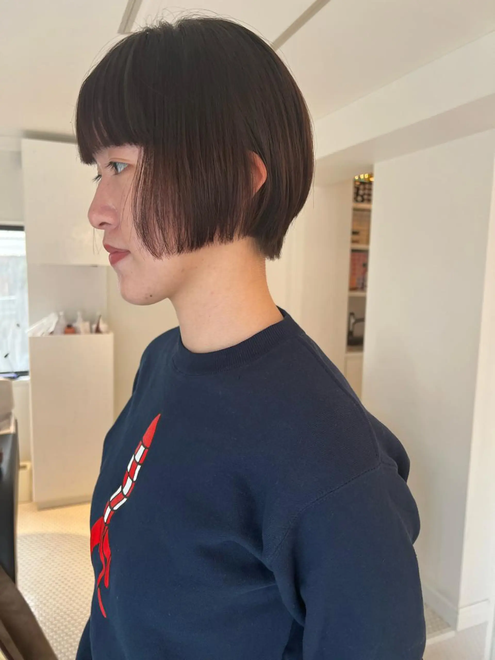 ショート ブリーチカラー🎀 韓国風/寺門美優のヘアスタイル