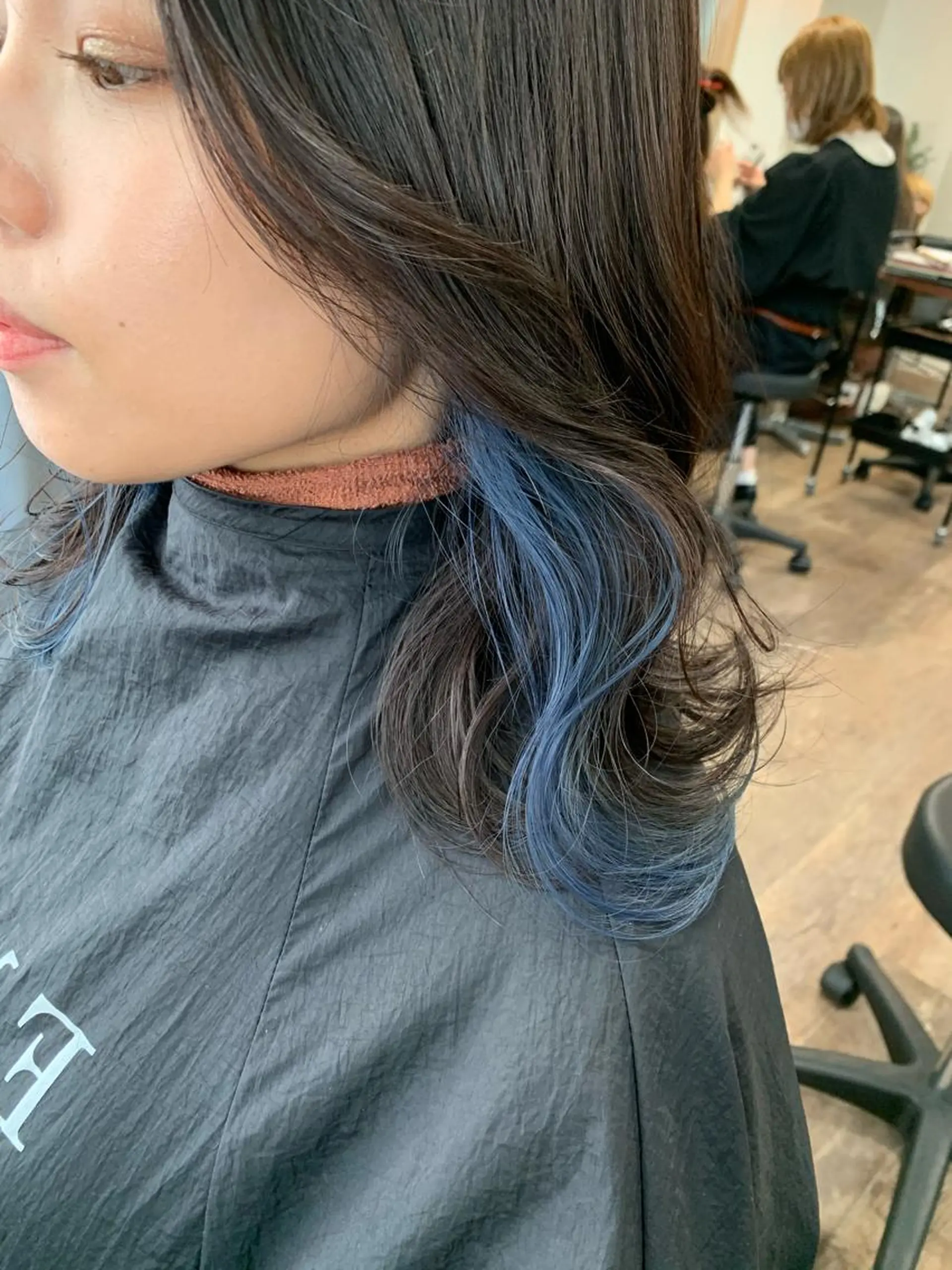 セミロング カラー GO TODAY SHAIR SALON 梅田NU茶屋町店所属・田中成美/レイヤー カット/透明感カラーのヘアスタイル