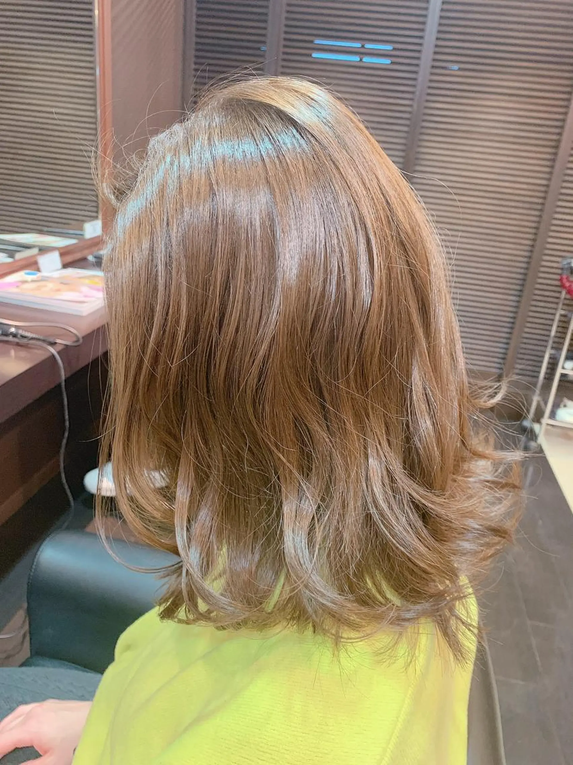 ミディアム カラー ベージュカラー 透明感カラー ヘアカラー トリートメント 藤本 麻衣のヘアスタイル
