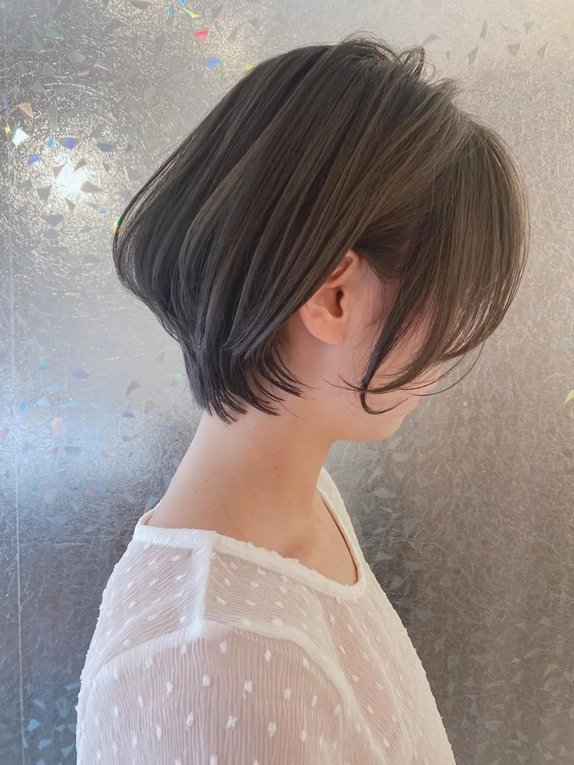 ショート カラー 明るい白髪染め専門店兵庫駅前店所属・山口 一馬のヘアスタイル