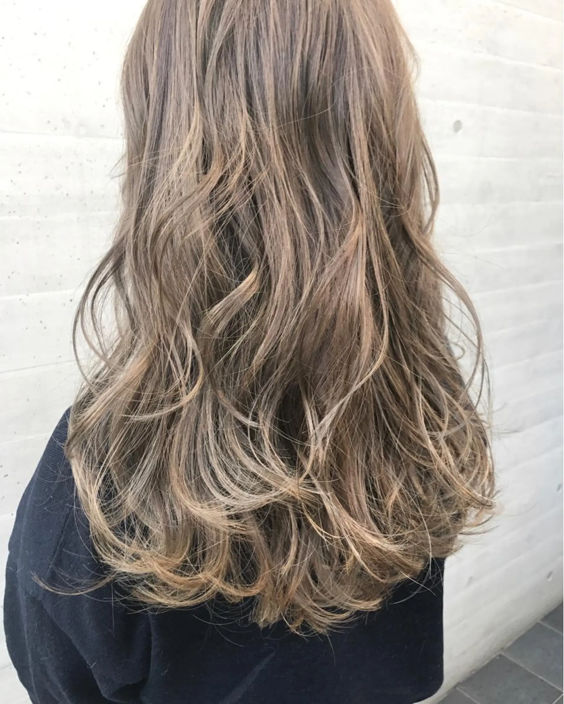 セミロング カラー ダブルカラー ハイライトカラー ハイライト 北千住でカラーNo1 高橋優輔のヘアスタイル