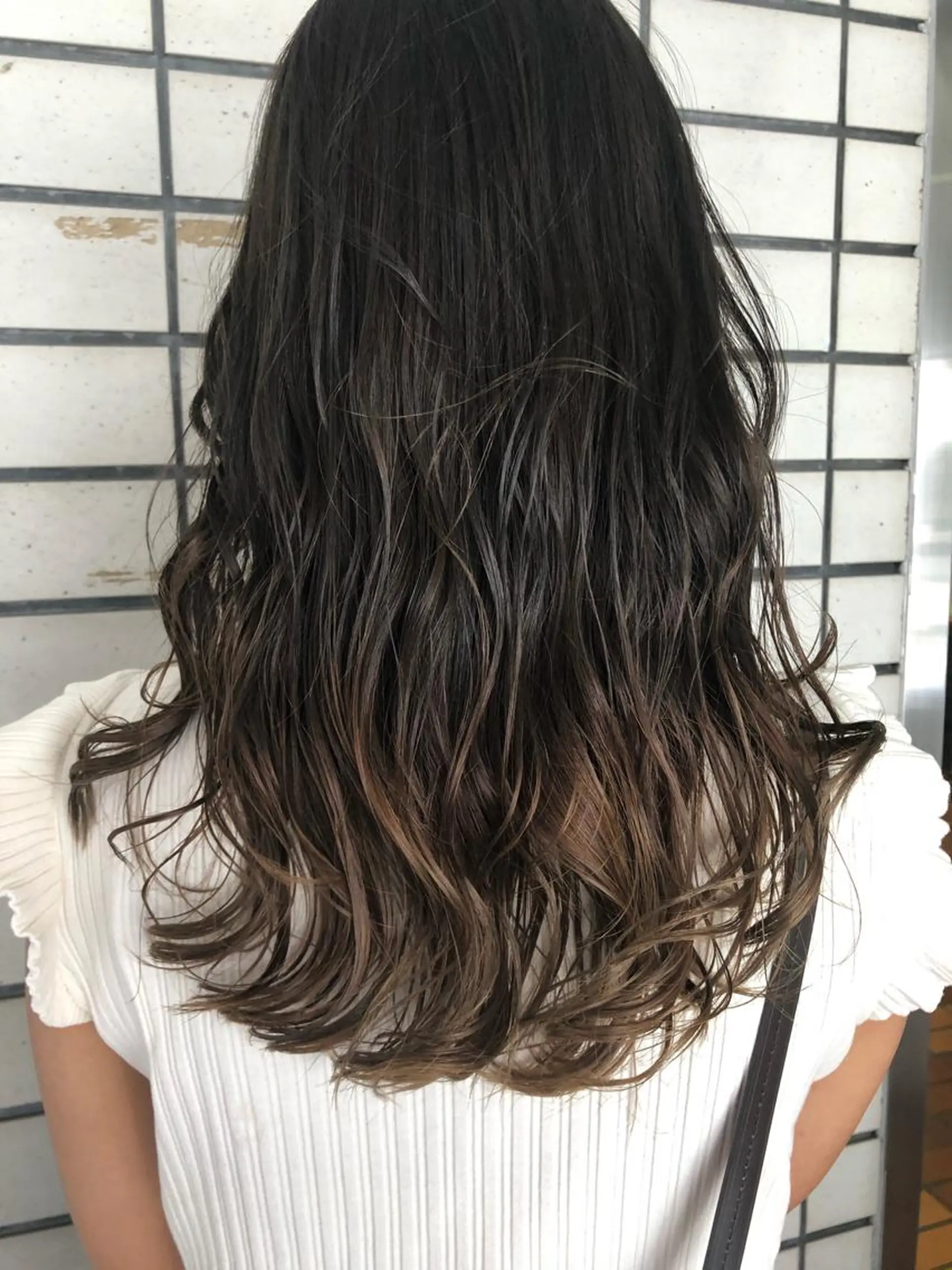 セミロング カラー ダブルカラー カット パーマ トリートメント 似合わせ／代表 髪質改善/山田将大のヘアスタイル