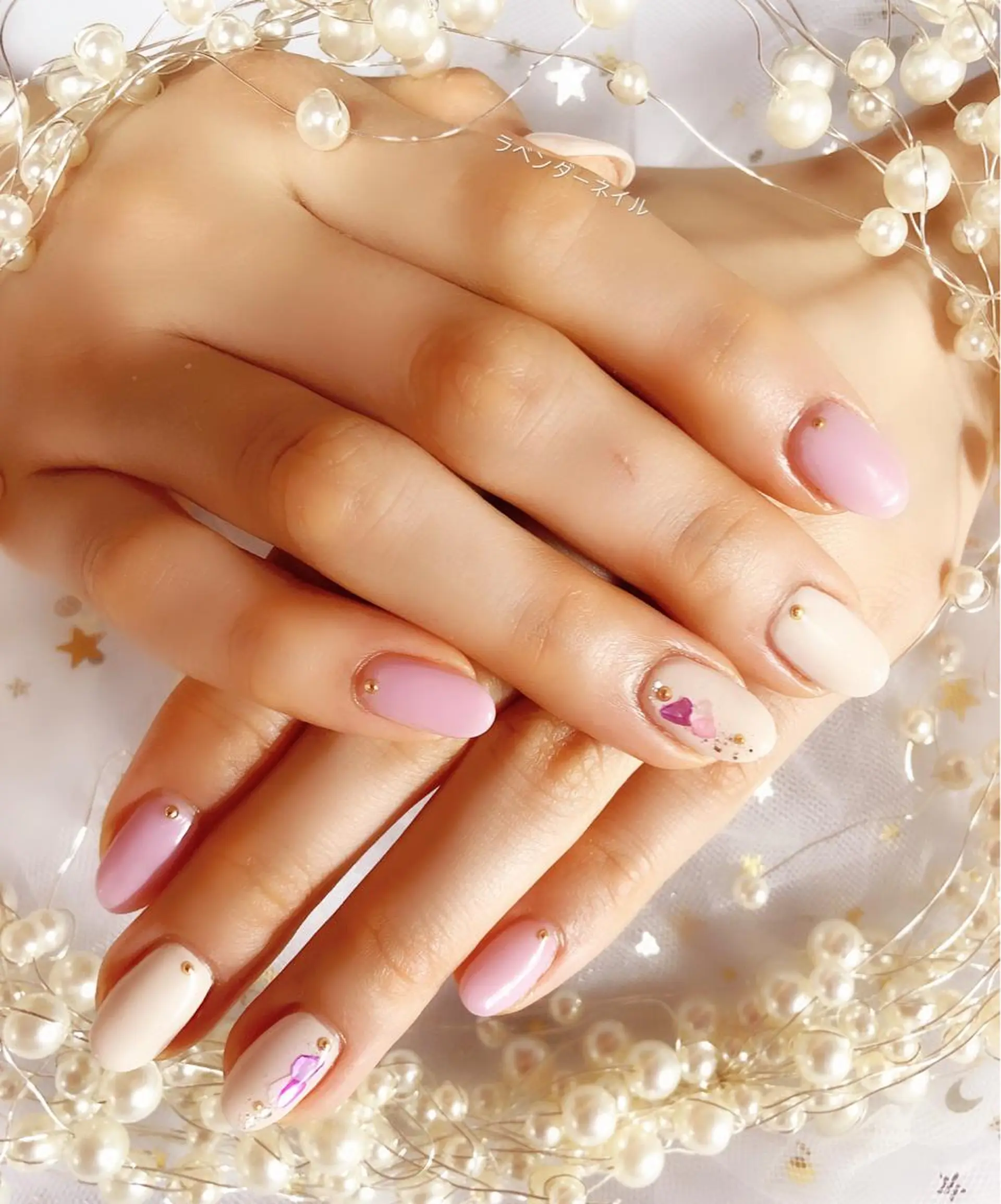 ネイル ラベンダー💖日暮里 ルル💖ネイルのネイルデザイン