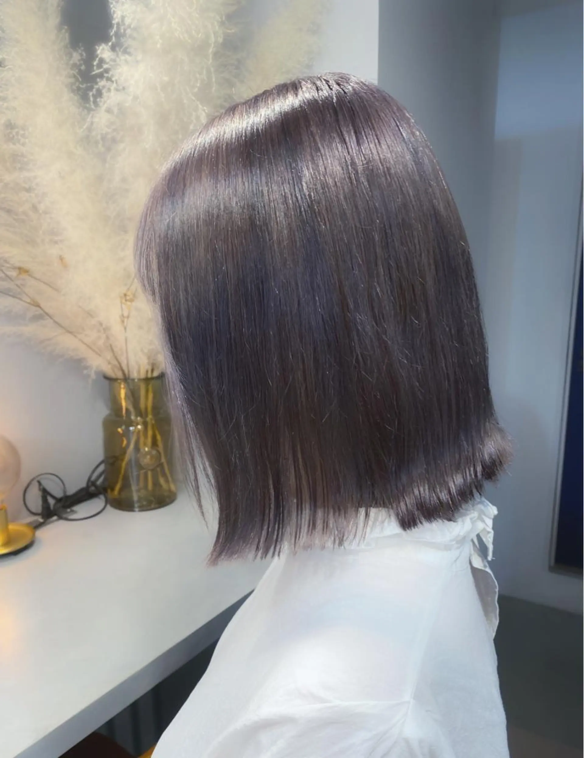 ショート カラー ブリーチ ケアブリーチ イルミナカラー ラベンダーカラー ラベンダーグレー ヘアカラー ✂︎神カット&カラー 韓国風パーマ黒田ダイのヘアスタイル