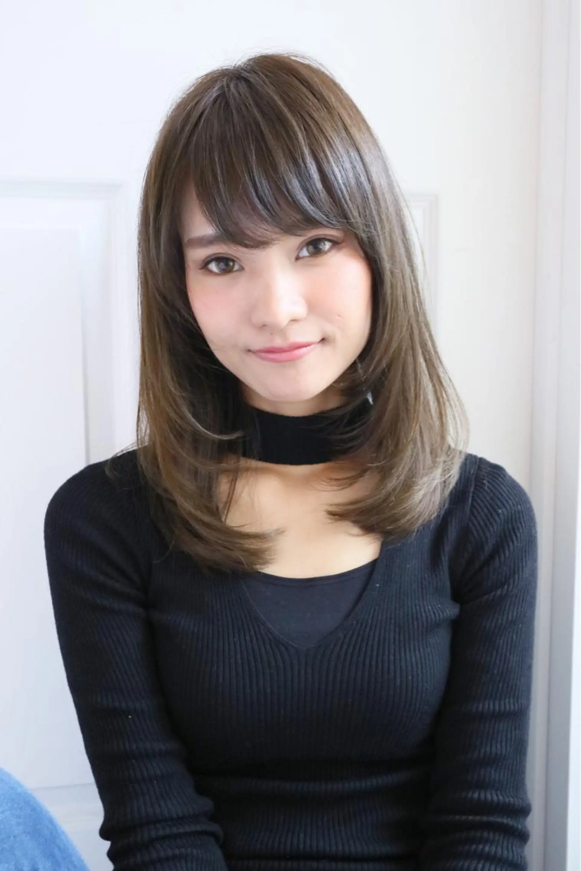 セミロング カラー パーマ ヘアアレンジ ひがし　まさし JYUNESU副代表のヘアスタイル