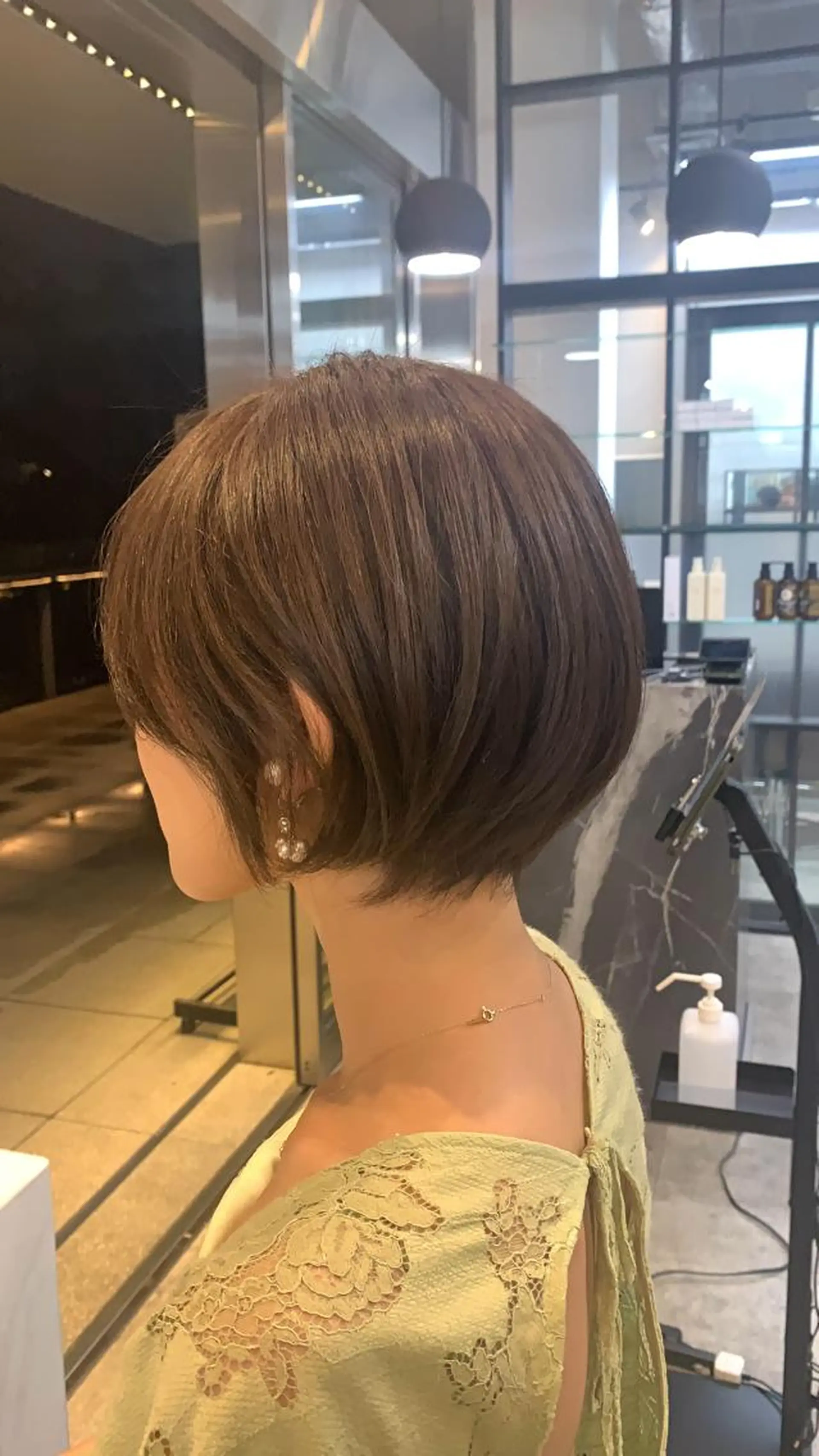 ショート カラー 韓国レイヤー✨ yasuko銀座のヘアスタイル