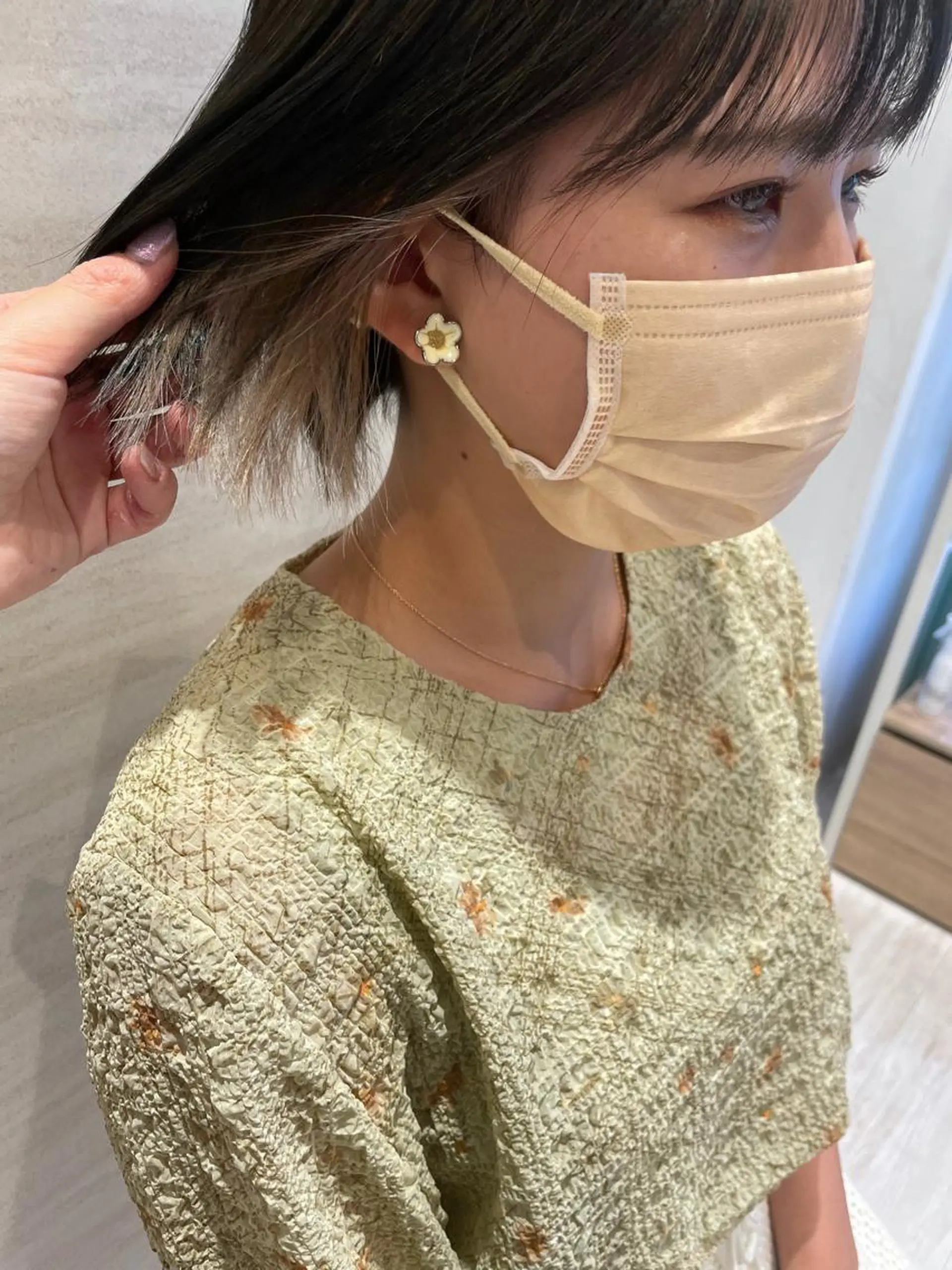 ショート カラー Chiho / 梅田 / ボブ/ パーマのヘアスタイル