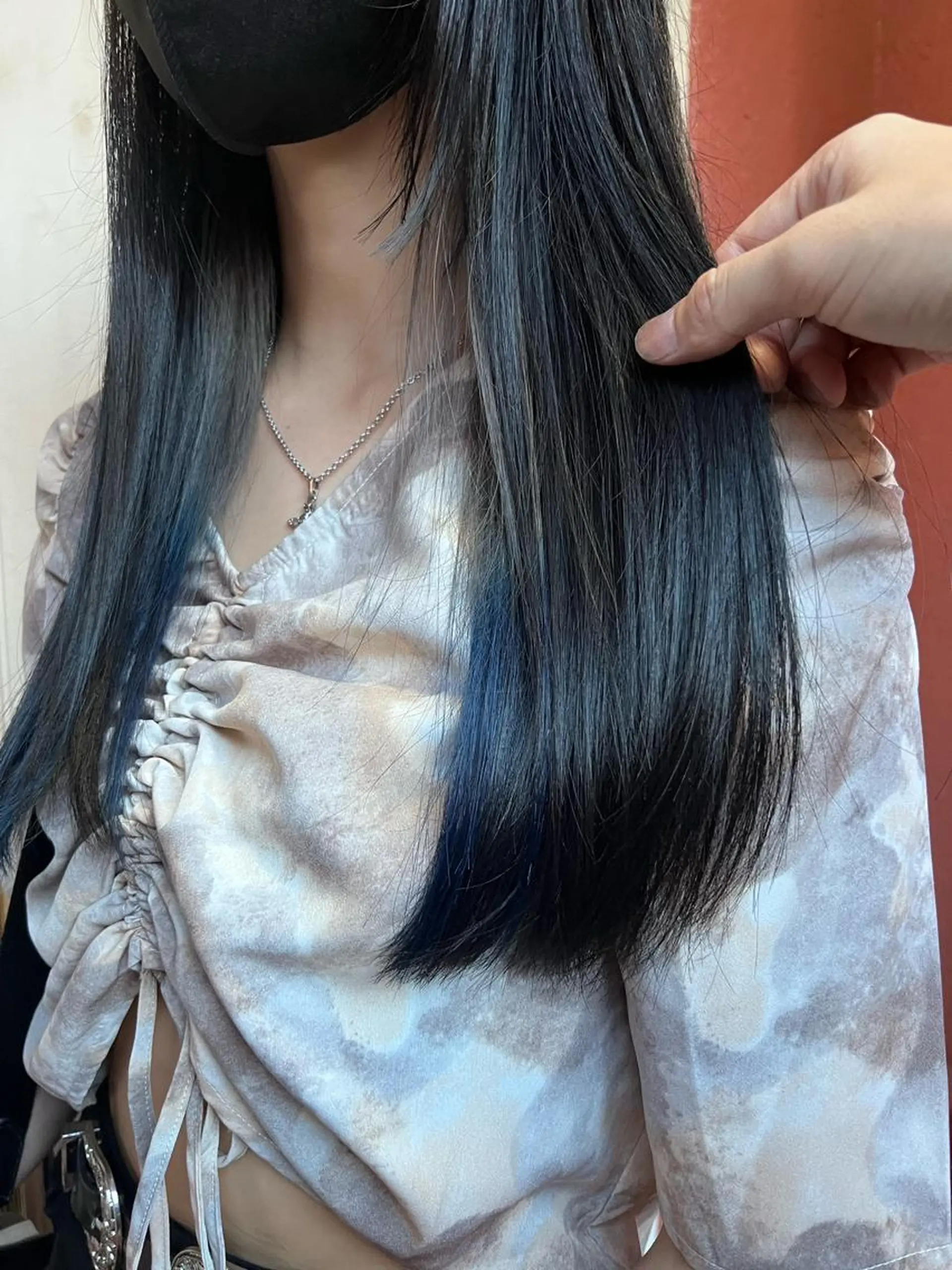 セミロング ヘアカラー 名駅/髪質改善 /ストレートEndoのヘアスタイル