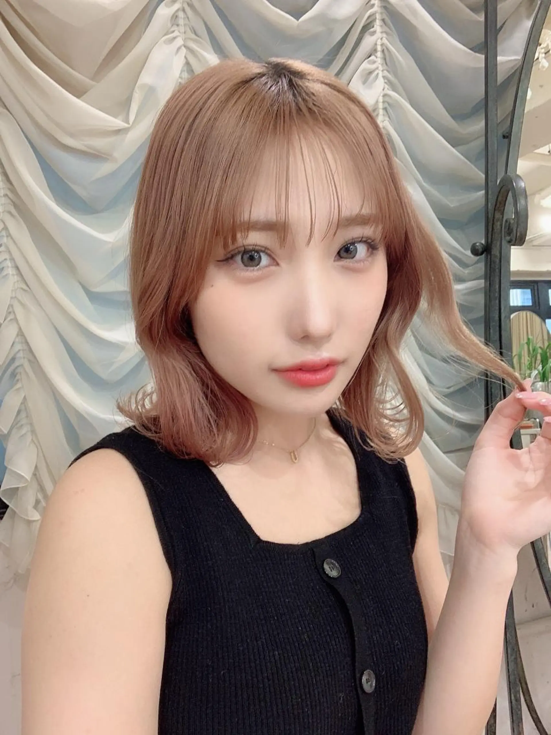 ミディアム 伸ばしかけ カット トリートメント of hair所属・丸みショート 廣瀬隆志のヘアスタイル