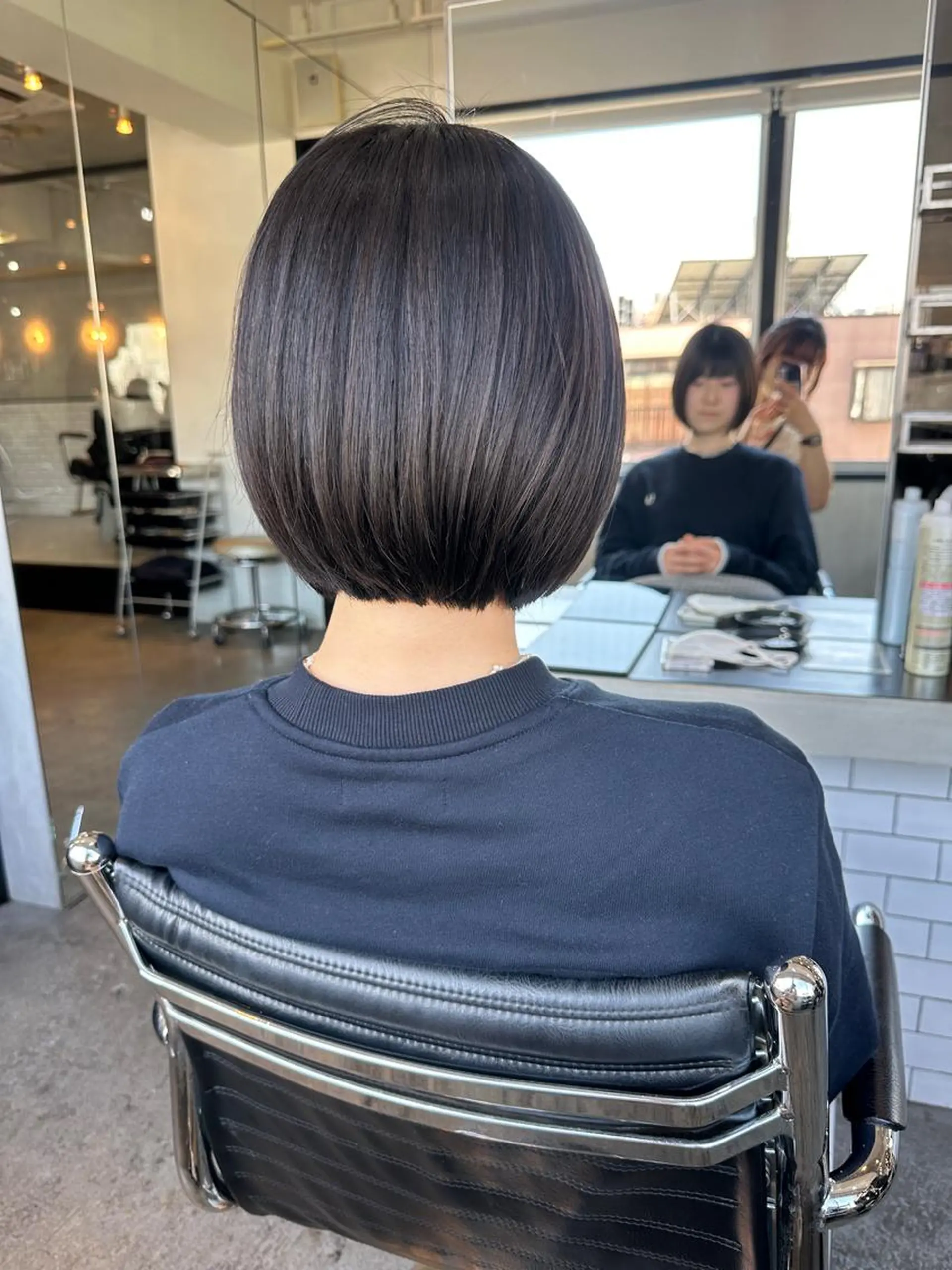 ショート カラー ヘアアレンジ ボブ stylist/蛯谷 珠里のヘアスタイル