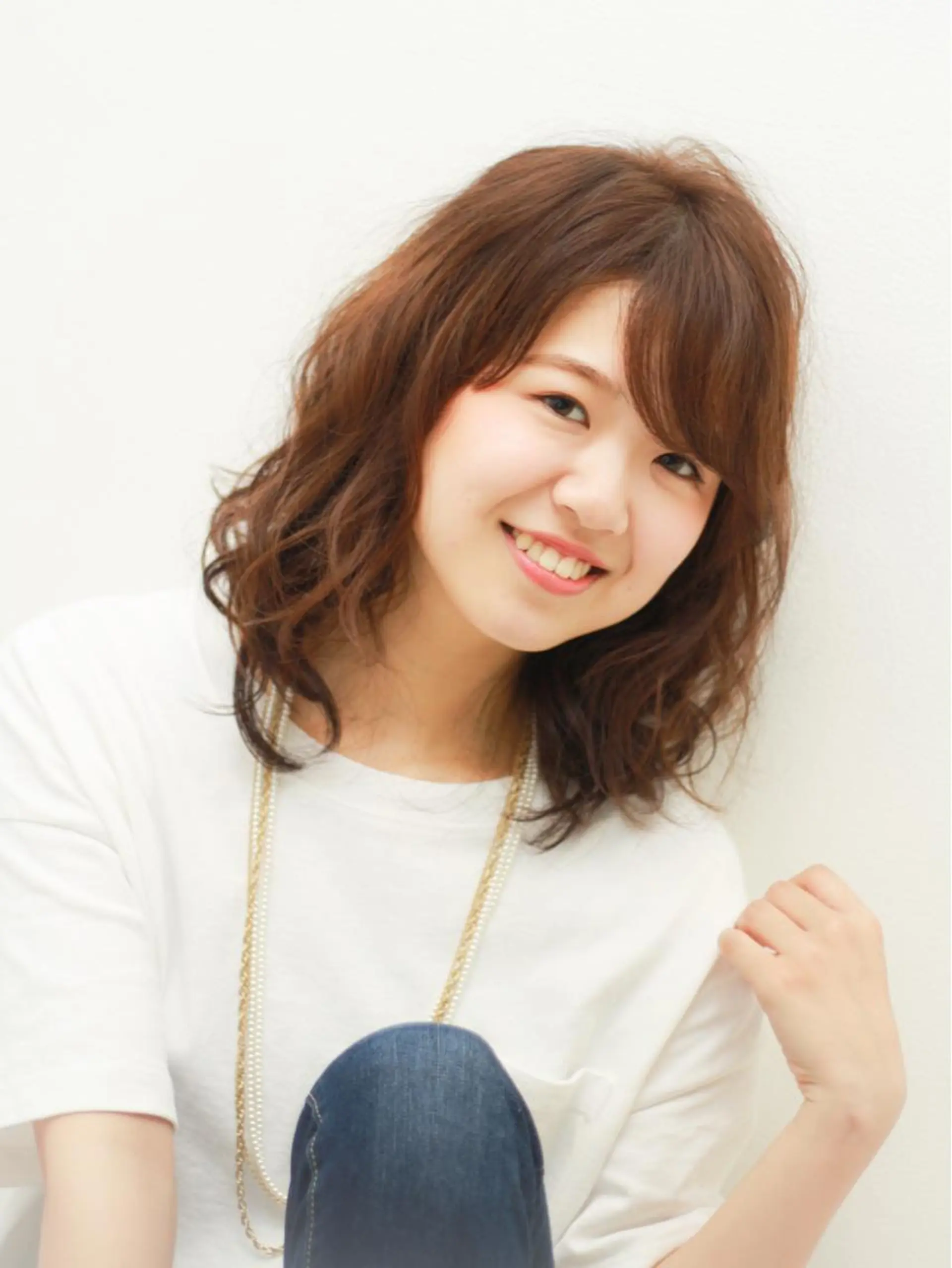 ミディアム 森 海のヘアスタイル