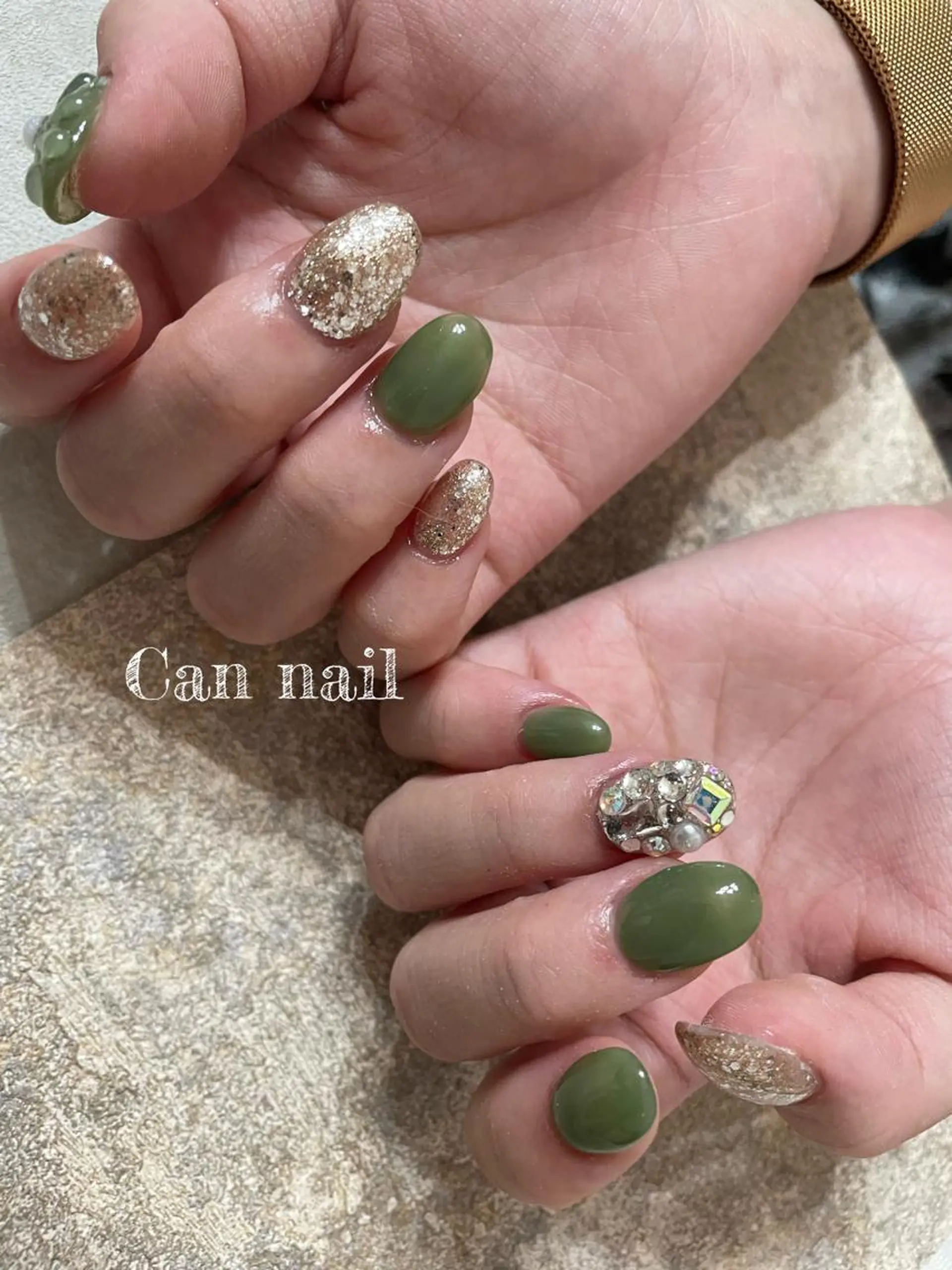 ミディアム ネイル スカルプネイル Parfum パルファンのネイルデザイン