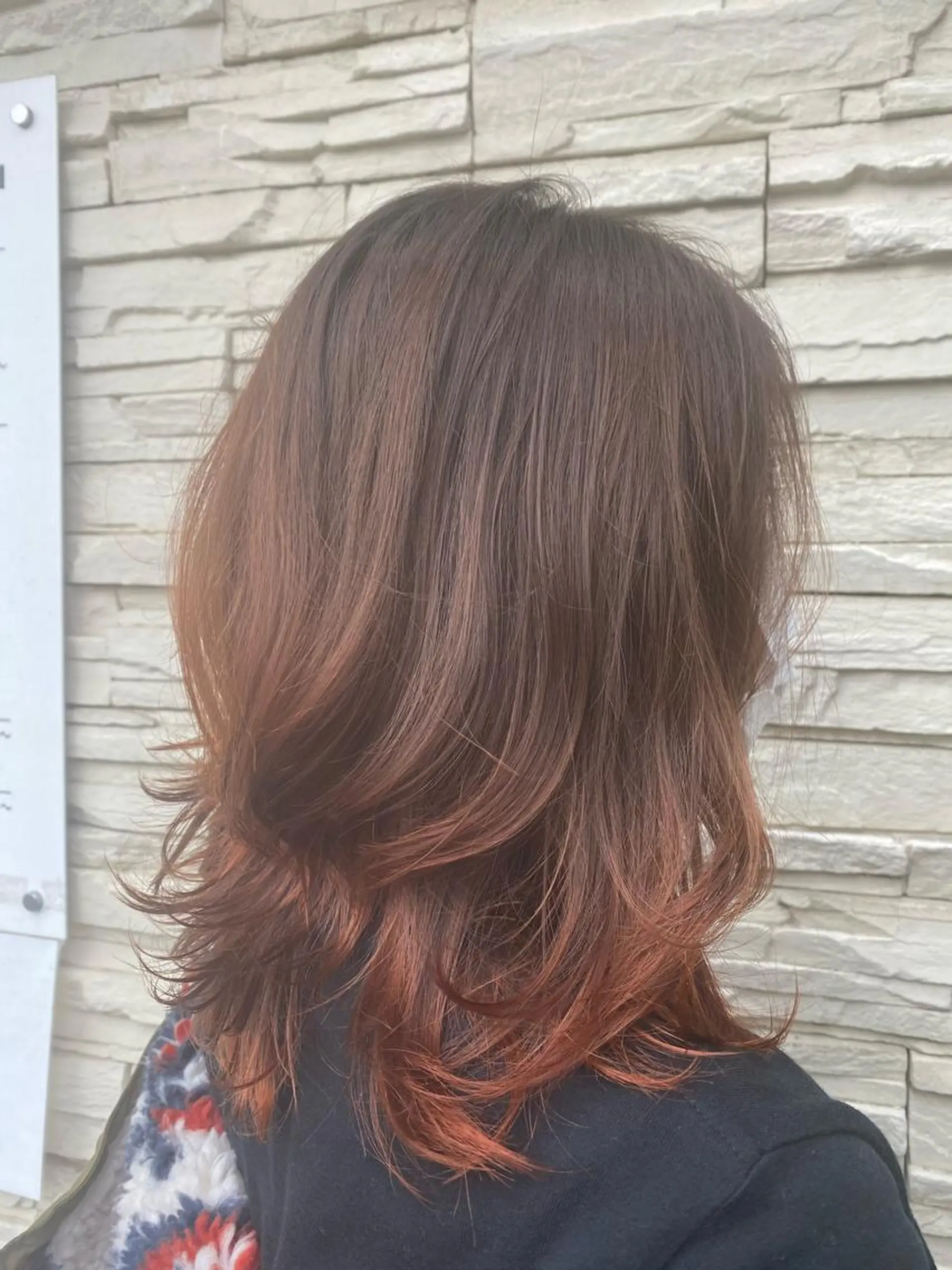 ミディアム カット ヘアカラー トリートメント 😺ヒアリング 重視😺小川のヘアスタイル