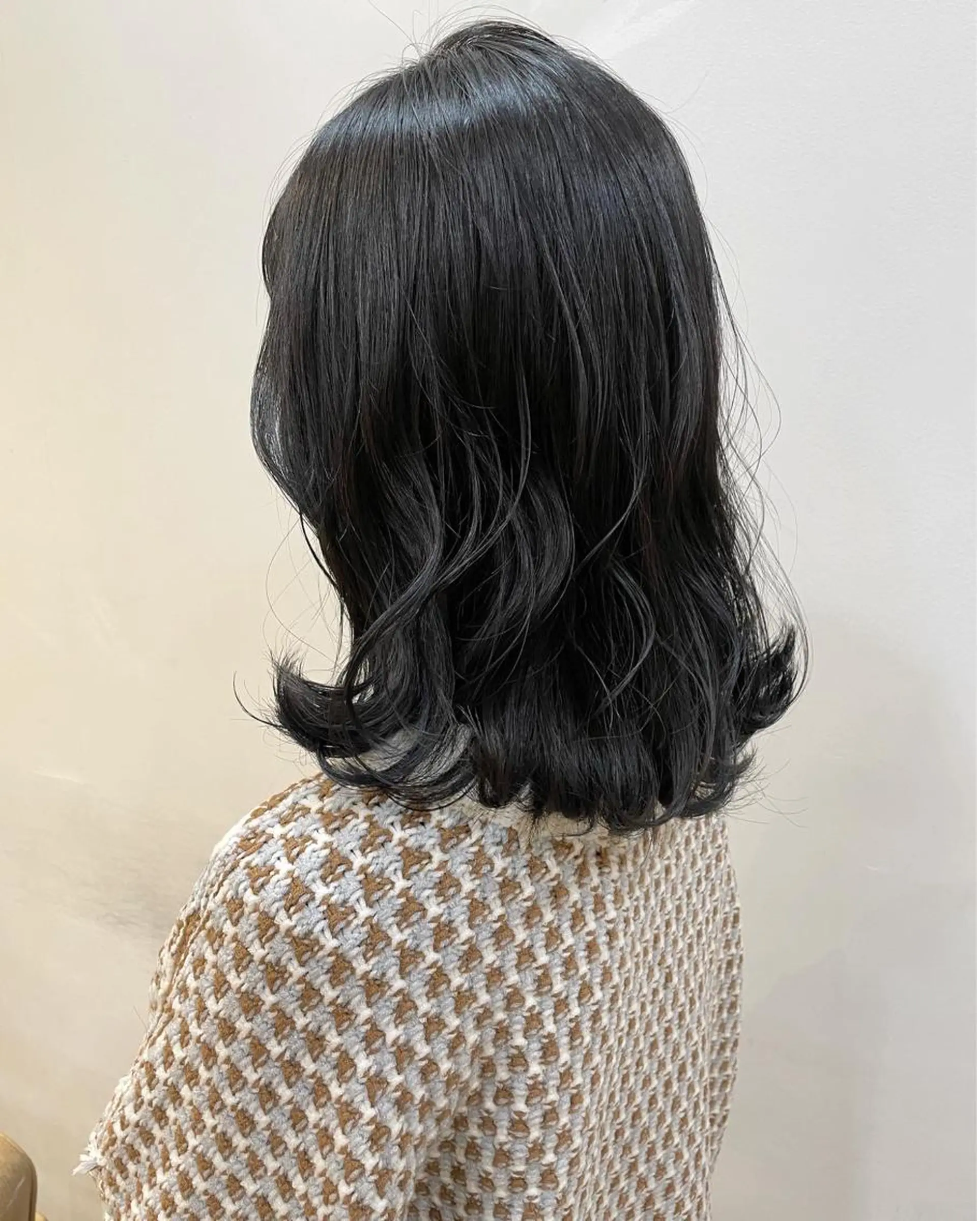 ミディアム カラー カット トリートメント あずまぐち めぐみのヘアスタイル