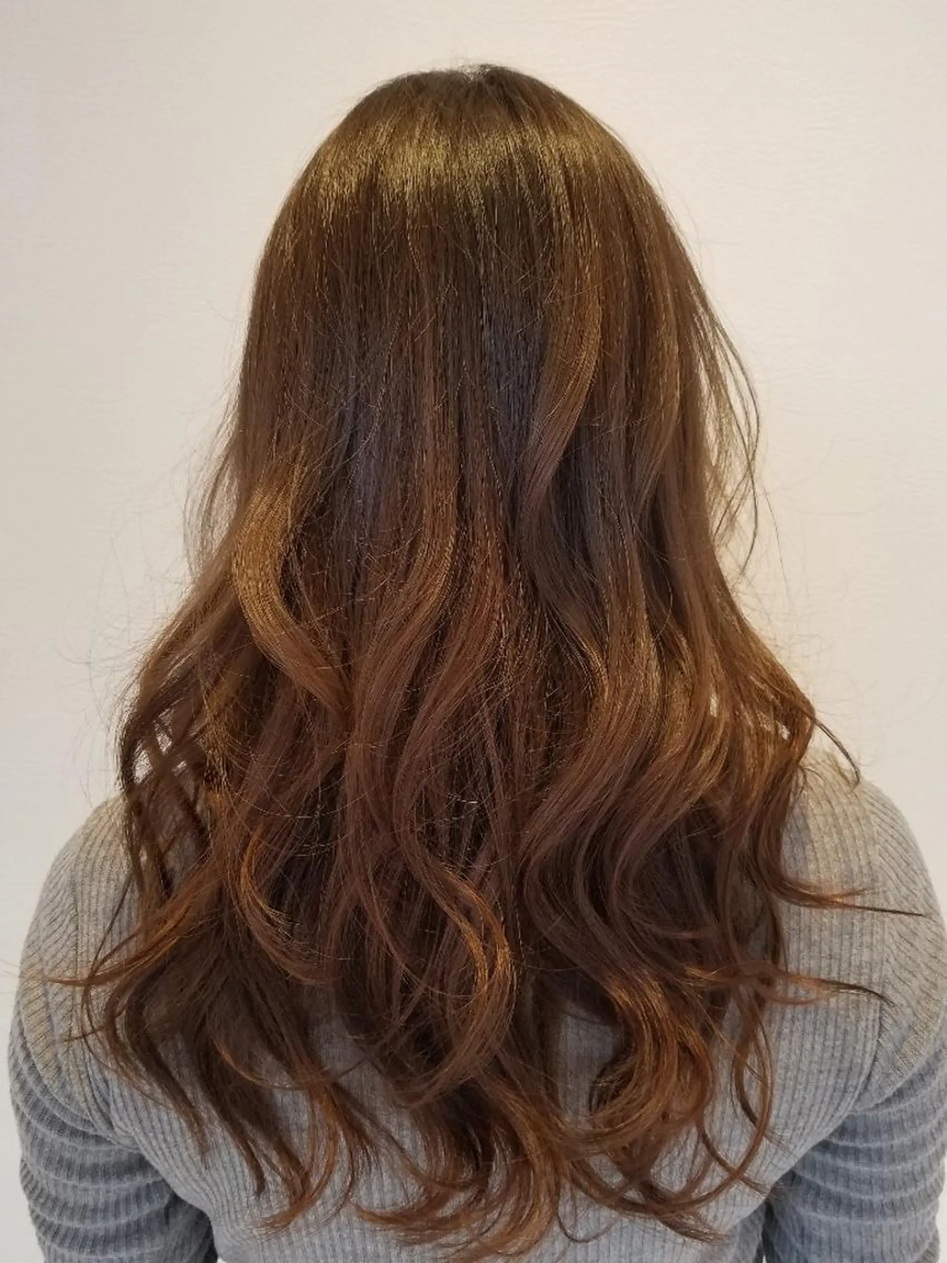 セミロング カラー グラデーションカラー 髪質改善/ハイライト 小林秀樹のヘアスタイル