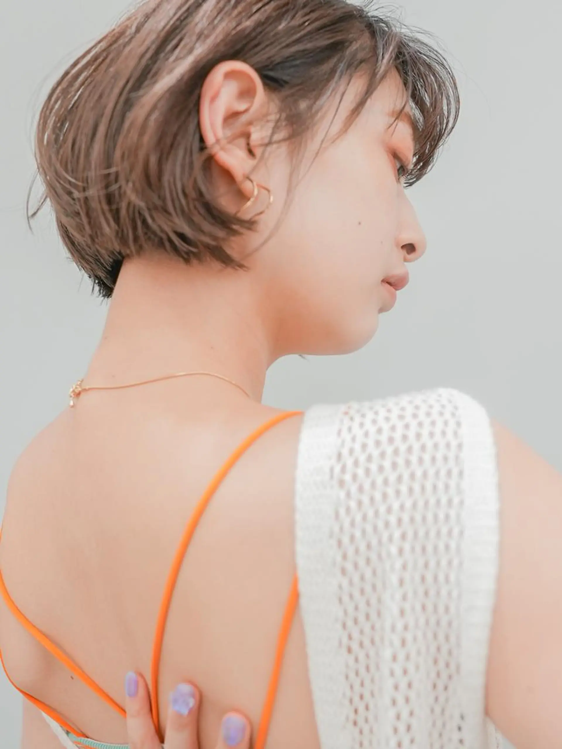 ショート パーマ カット パーマ gite カワムラナオキのヘアスタイル