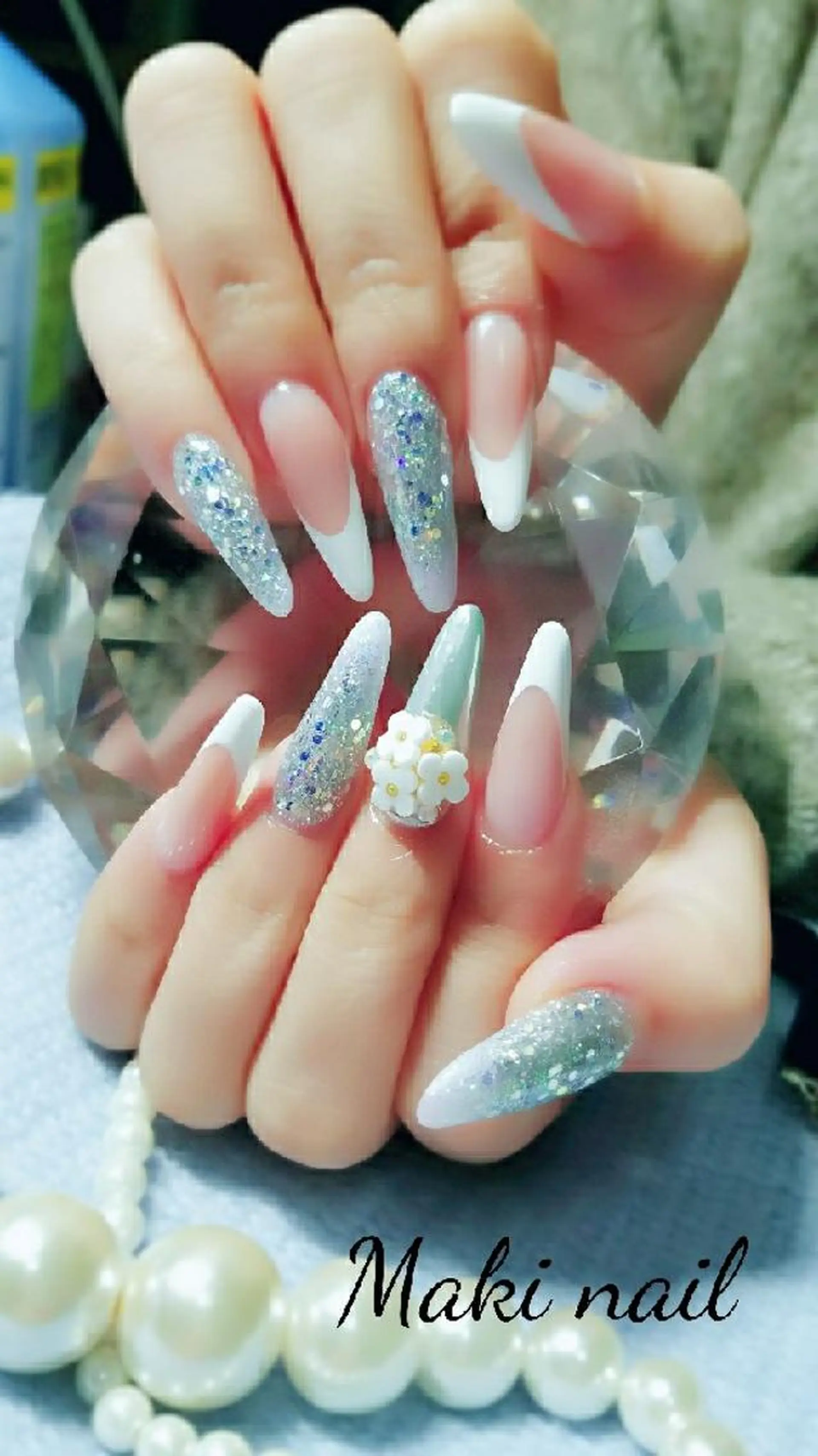 ネイル ロング スカルプネイル   MAKI NAILのネイルデザイン