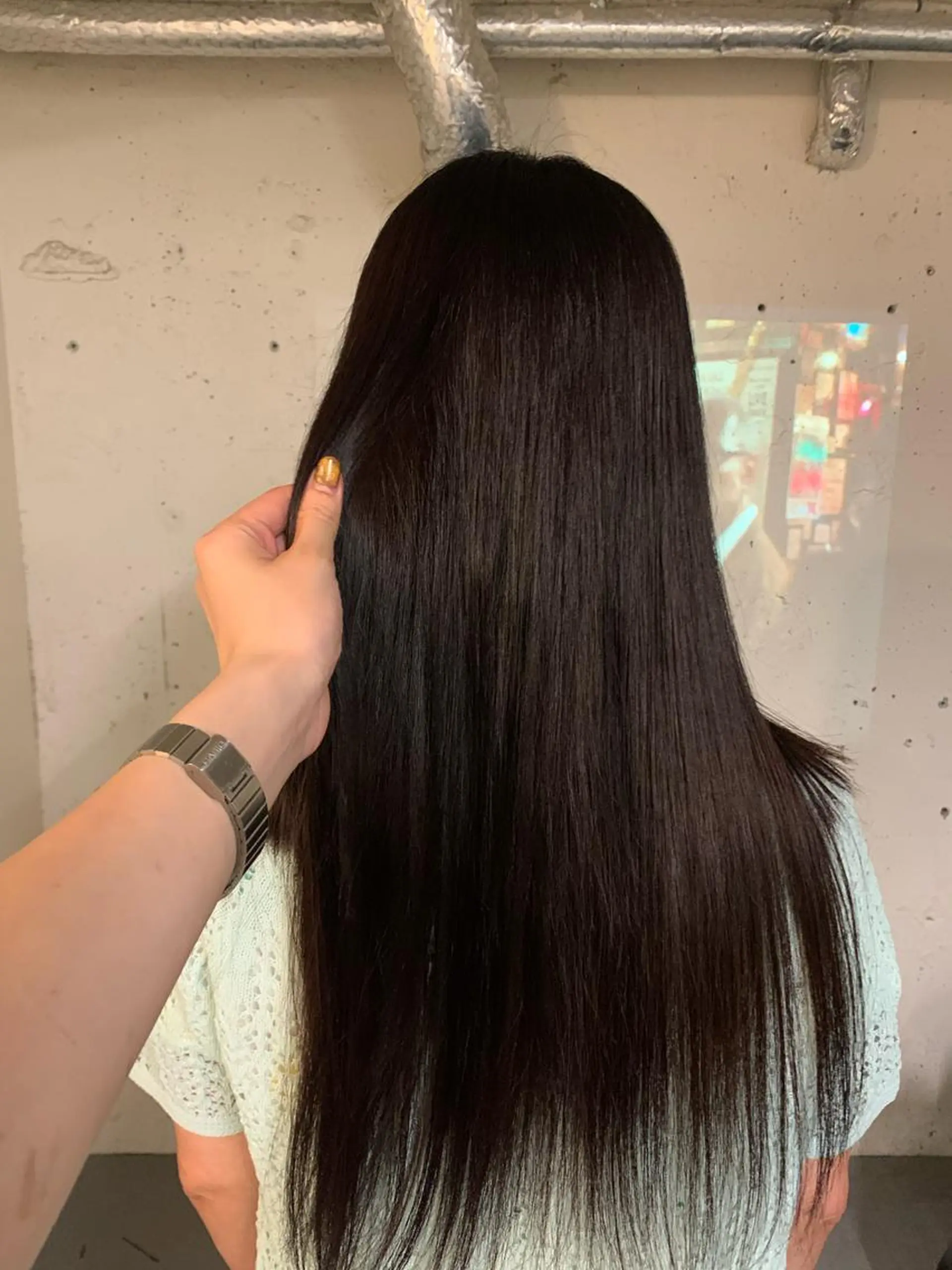 セミロング カラー ハッシュカット/ MAYAのヘアスタイル