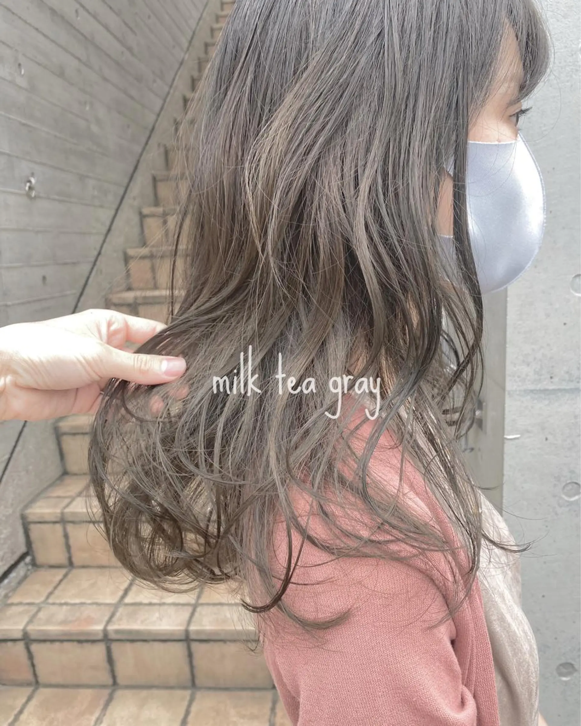 セミロング カラー ヘアアレンジ ヘアカラー トリートメント ブリーチなしで透明感 艶カラー【Ryo】のヘアスタイル