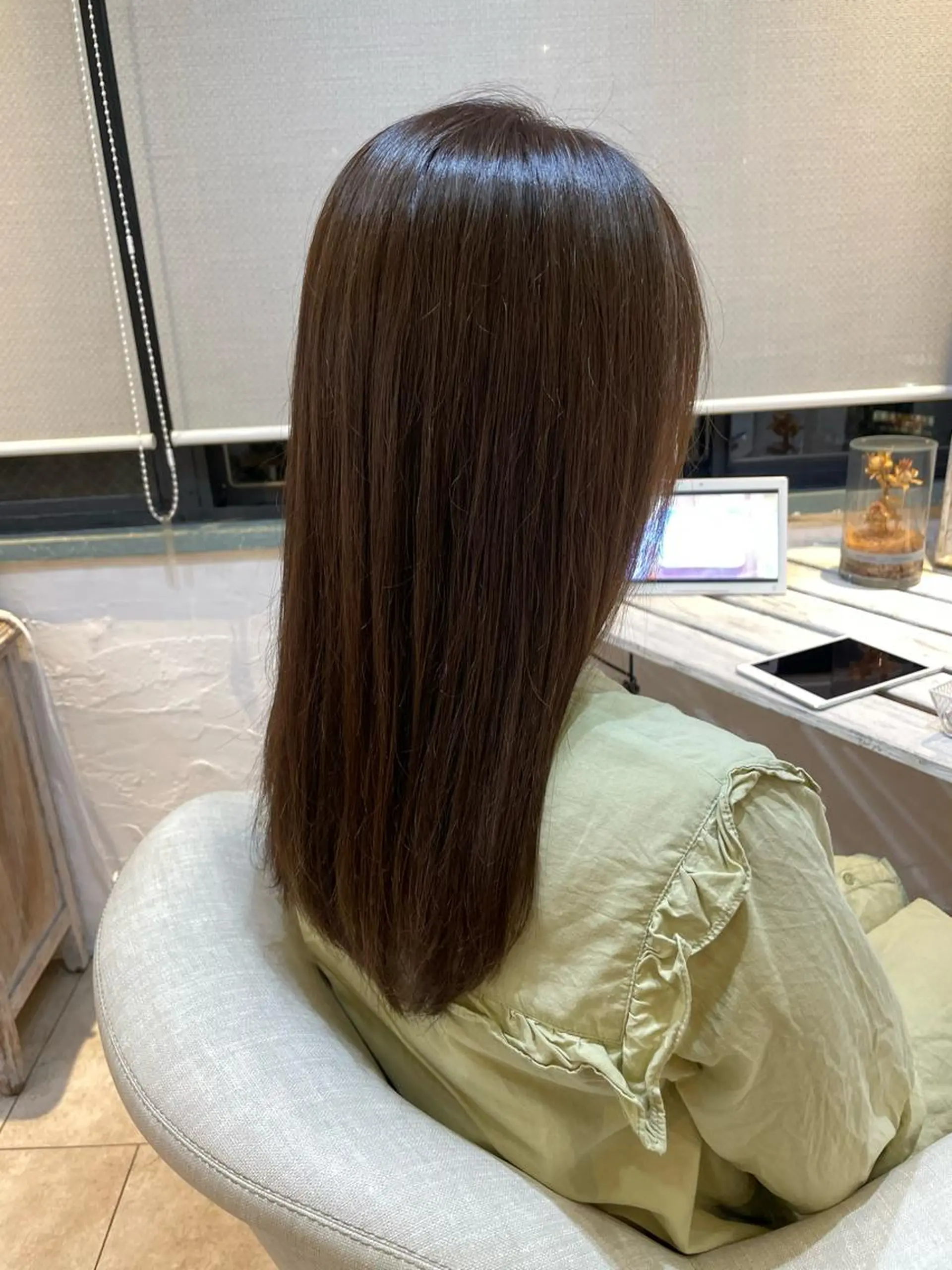 セミロング カラー あしかが ゆいとのヘアスタイル