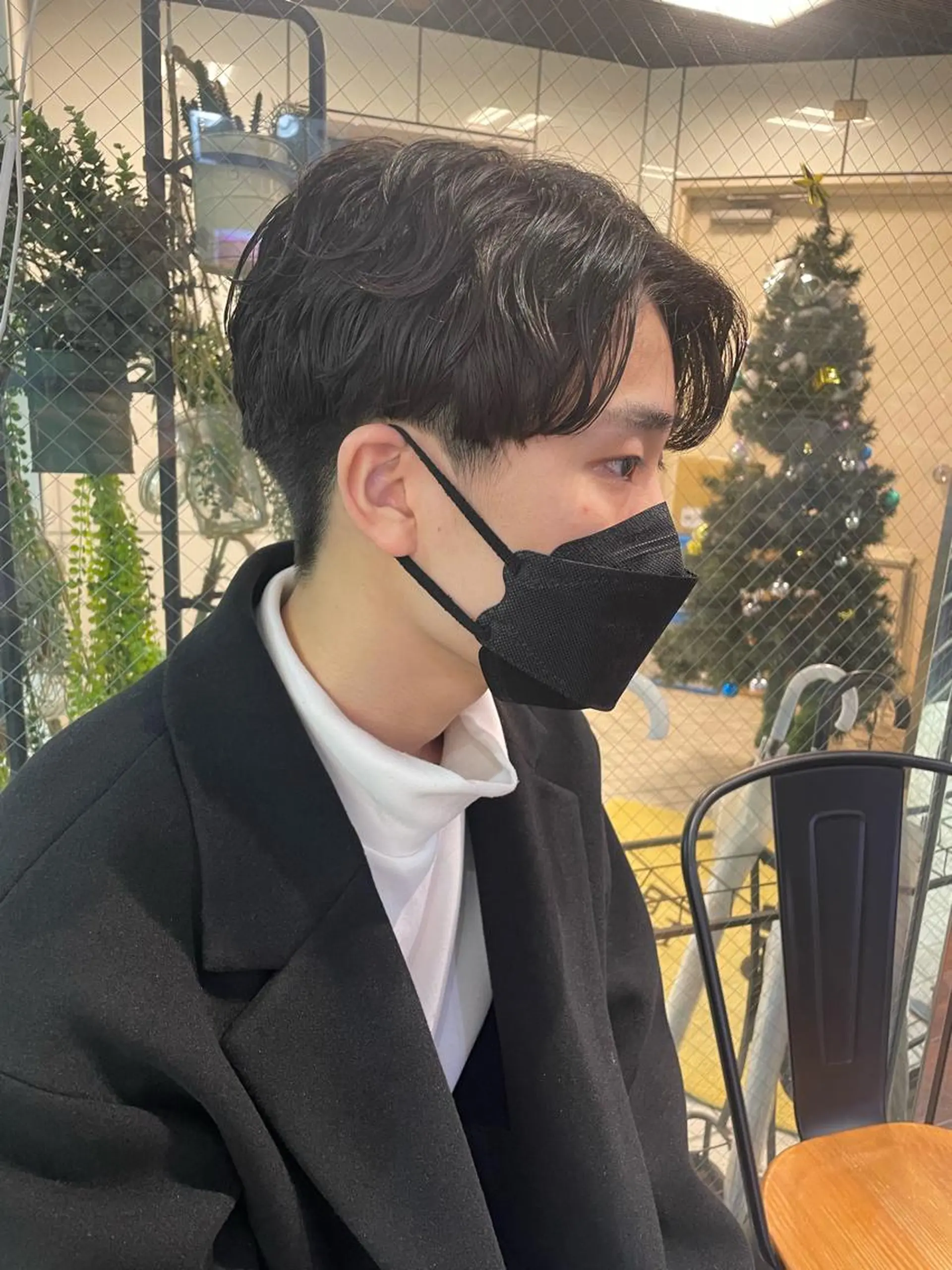 パーマ メンズ メンズハイトーン 学生（メンズ向け） 学生 カット パーマ メンズ/艶髪/カラー サクラ🌸のヘアスタイル