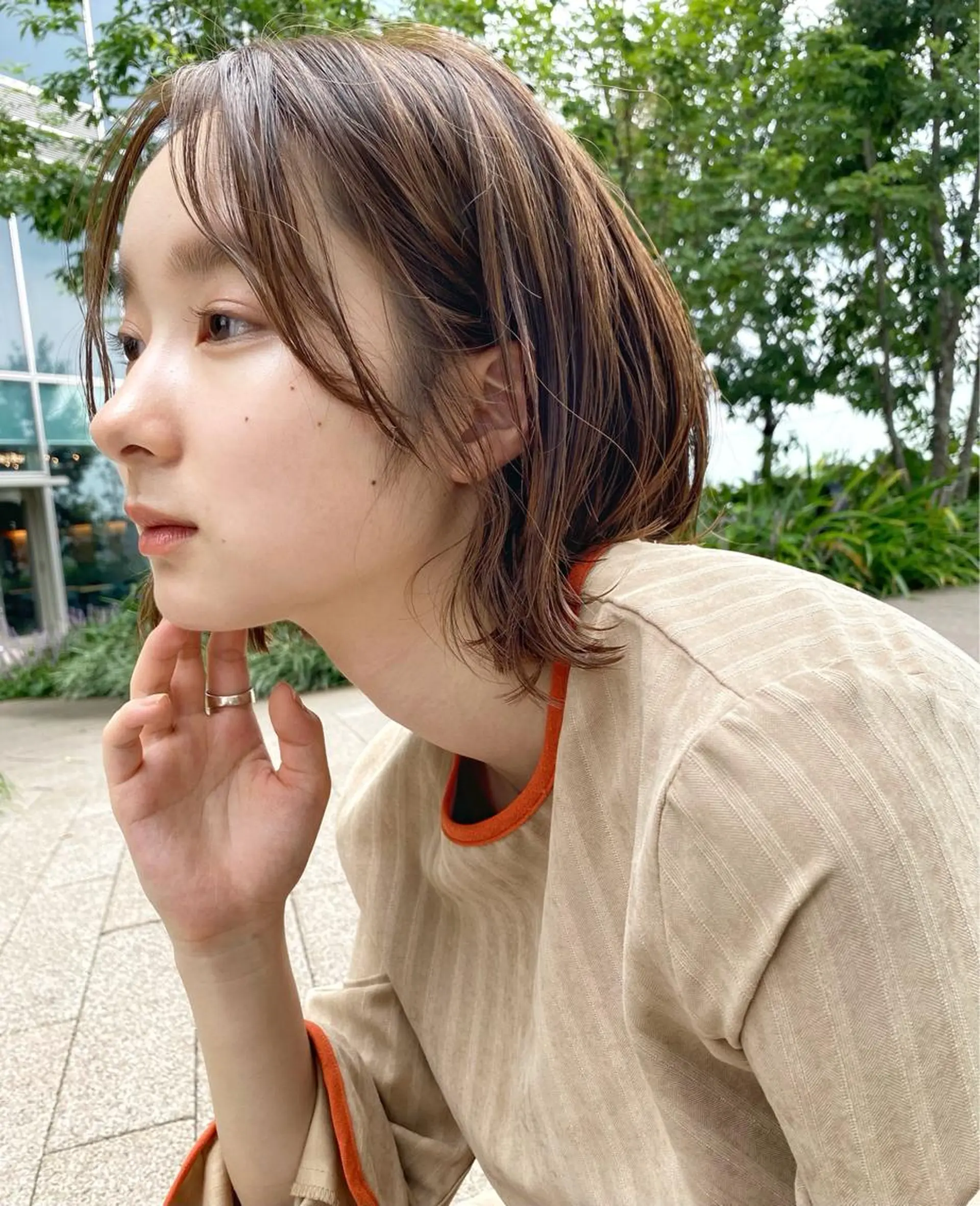 ショート カラー ベージュカラー ボブ カット ヘアカラー トリートメント GO TODAY SHAiRE SALON Arc店所属・🉐メンズヘア特化 men's/ケンイチのヘアスタイル