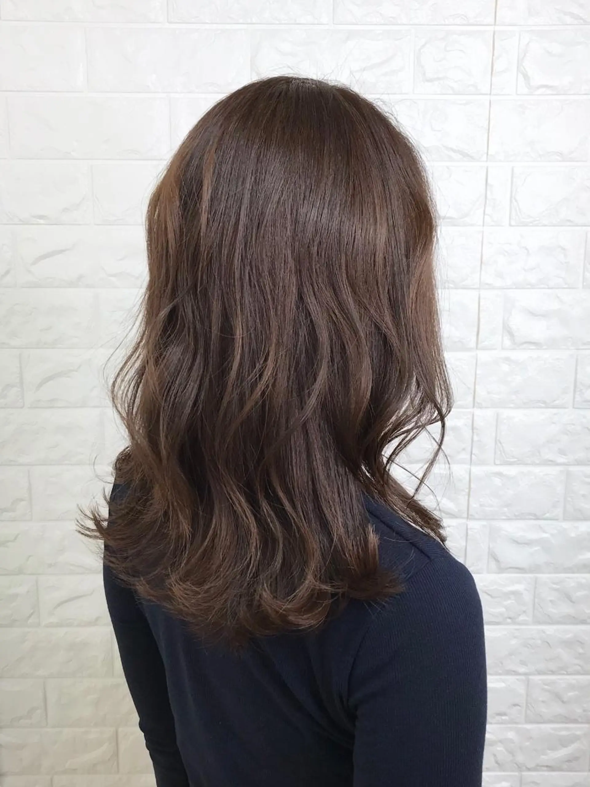 ミディアム カラー エイジングケア特化 美容師✂️山崎竜二のヘアスタイル