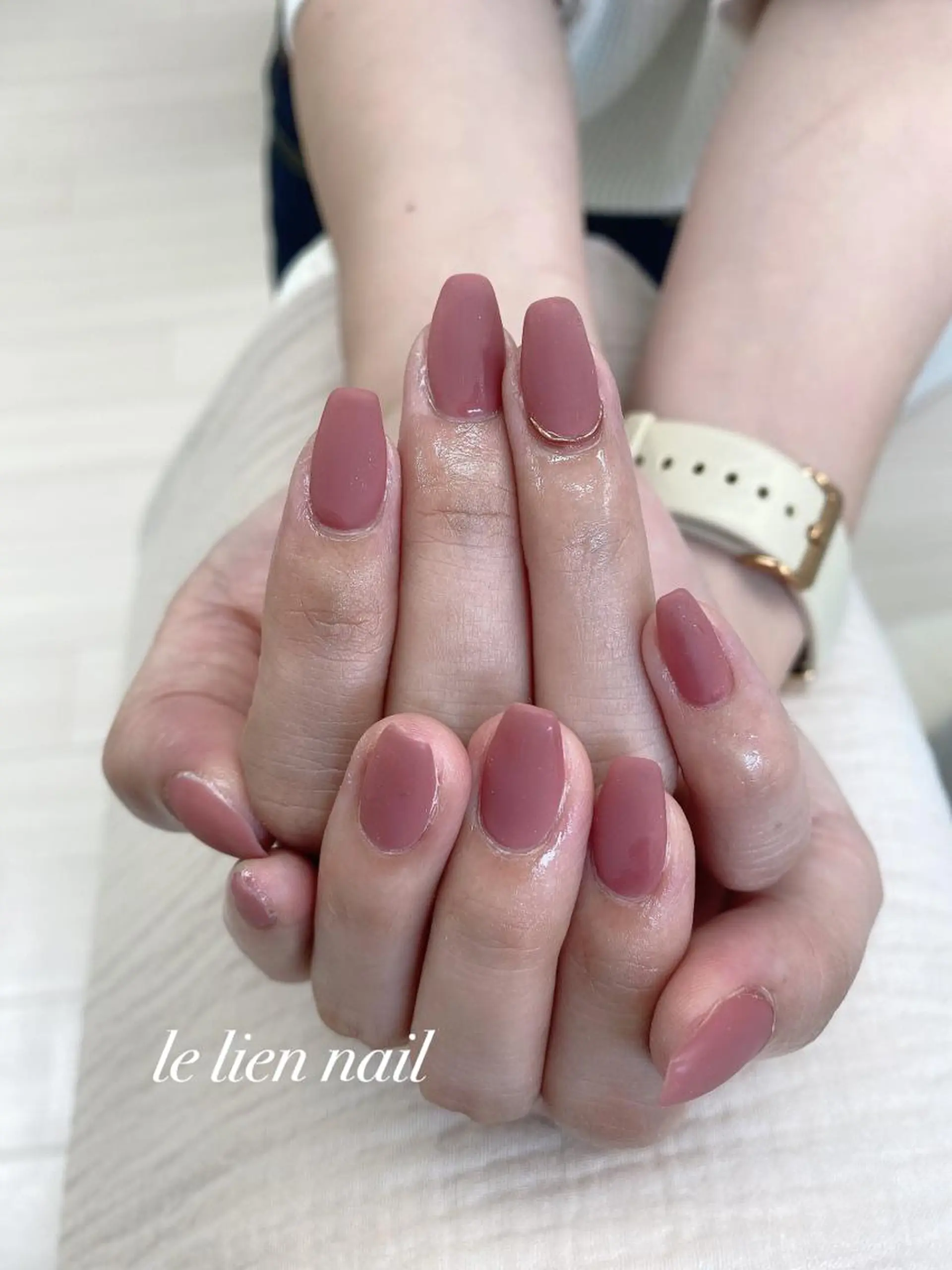 ネイル アートネイル マットネイル ミラーネイル le lien nailのネイルデザイン