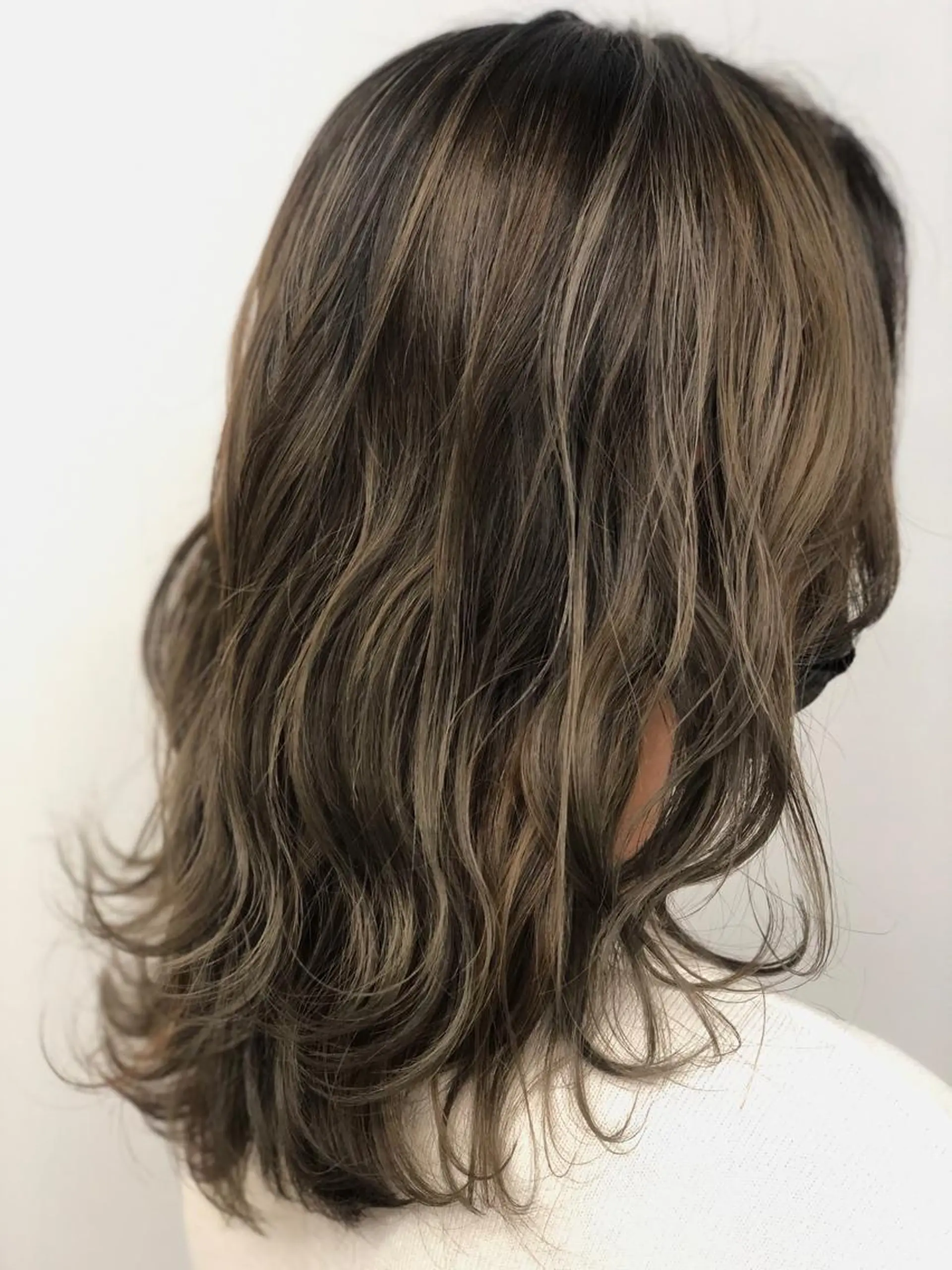 ミディアム カラー カット ヘアカラー トリートメント 代表 YUKI ☆のヘアスタイル