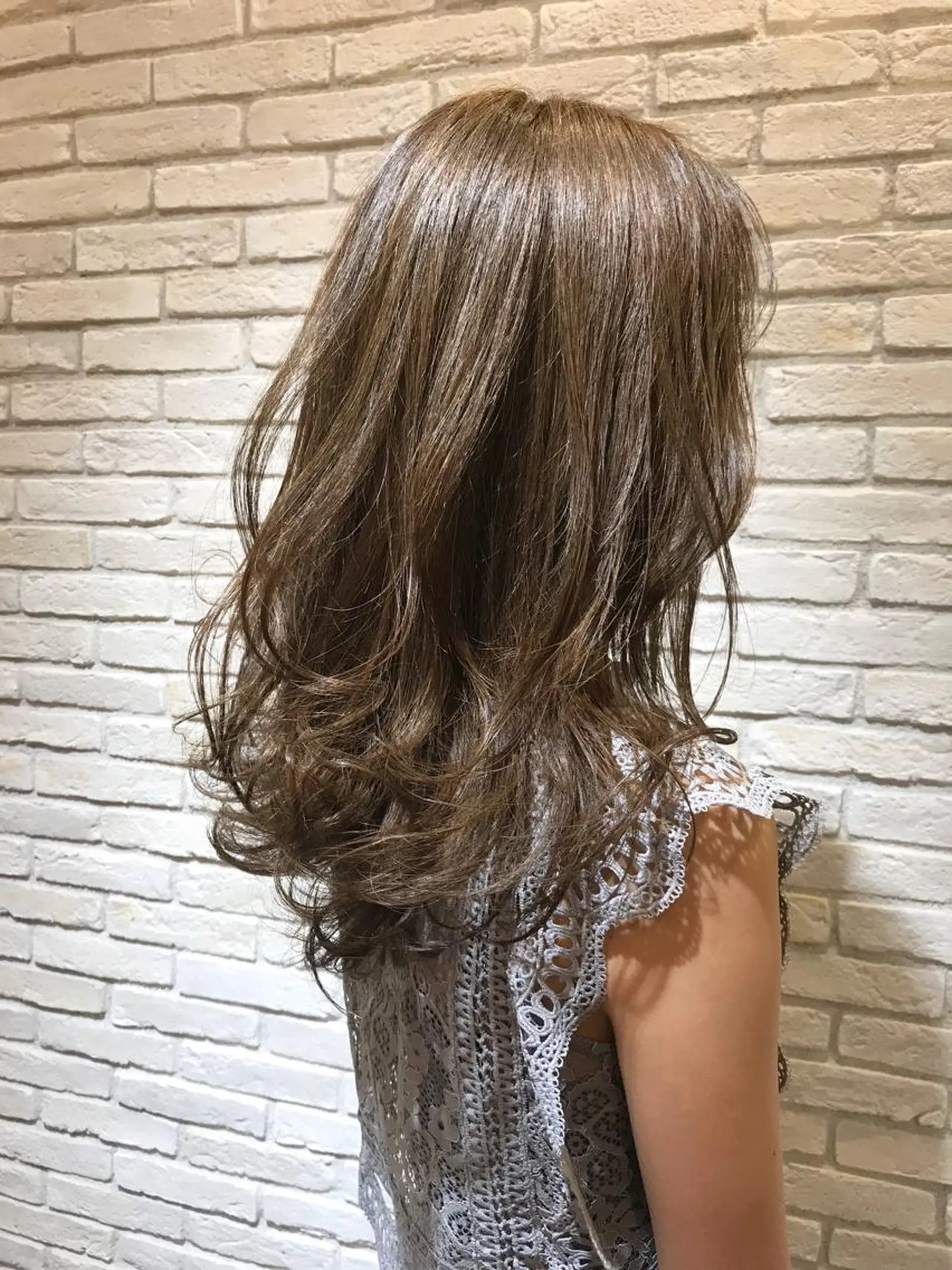 セミロング カラー シールエクステ⭐️ オオミタクヤのヘアスタイル