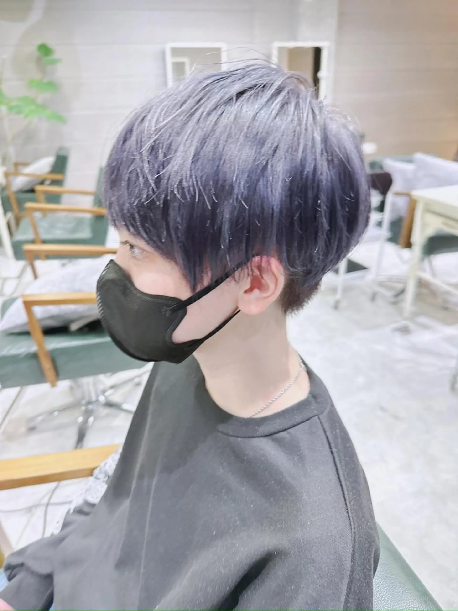 ショート カラー ヘアアレンジ メンズ メンズブリーチ メンズ韓国風 韓国マッシュ マッシュ ツーブロック 𝐑𝐈𝐍𝐊𝐀 🐷🖤のヘアスタイル
