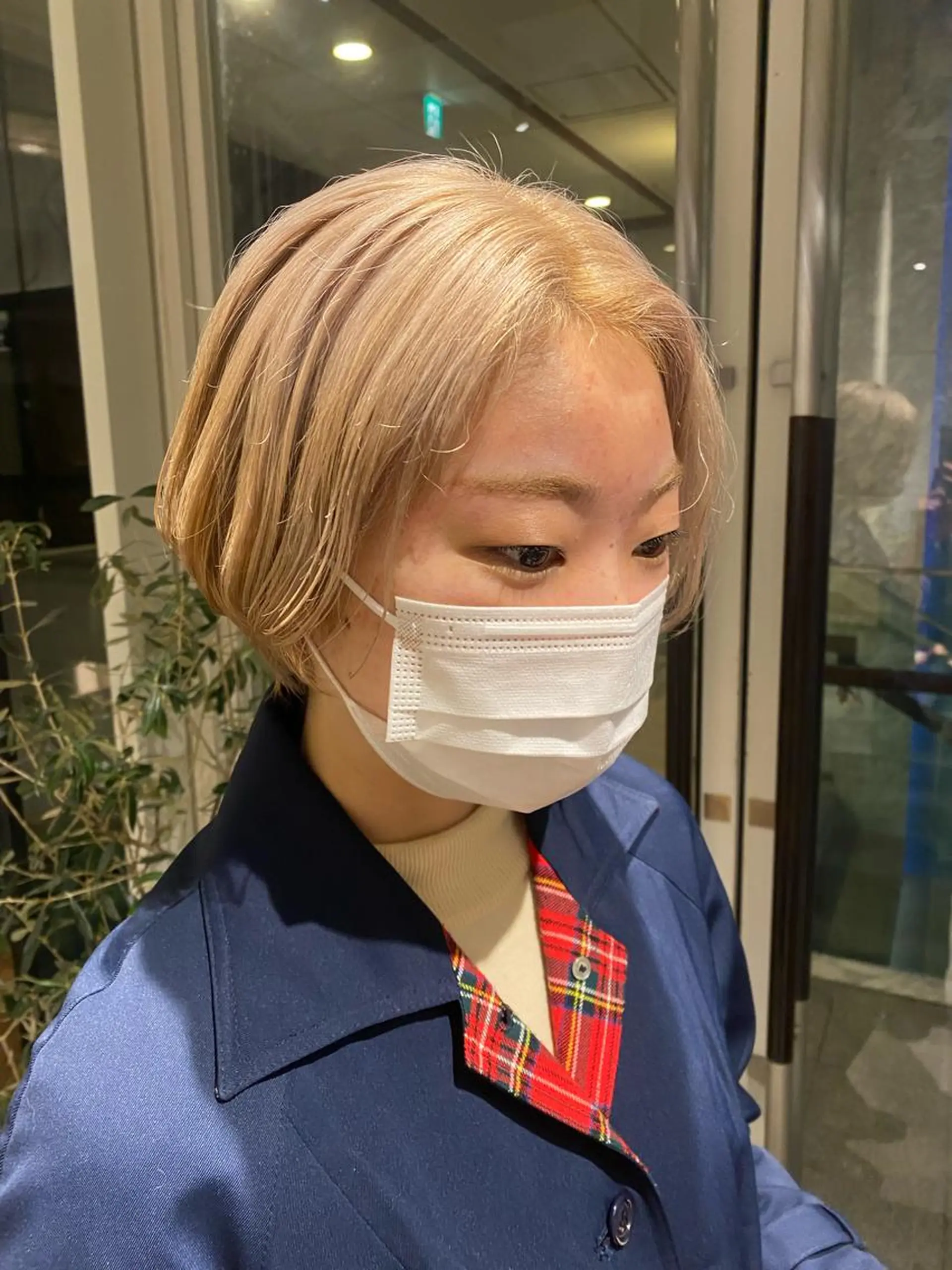 ショート 頭皮につけないカラー /白髪ぼかし/実加永のヘアスタイル