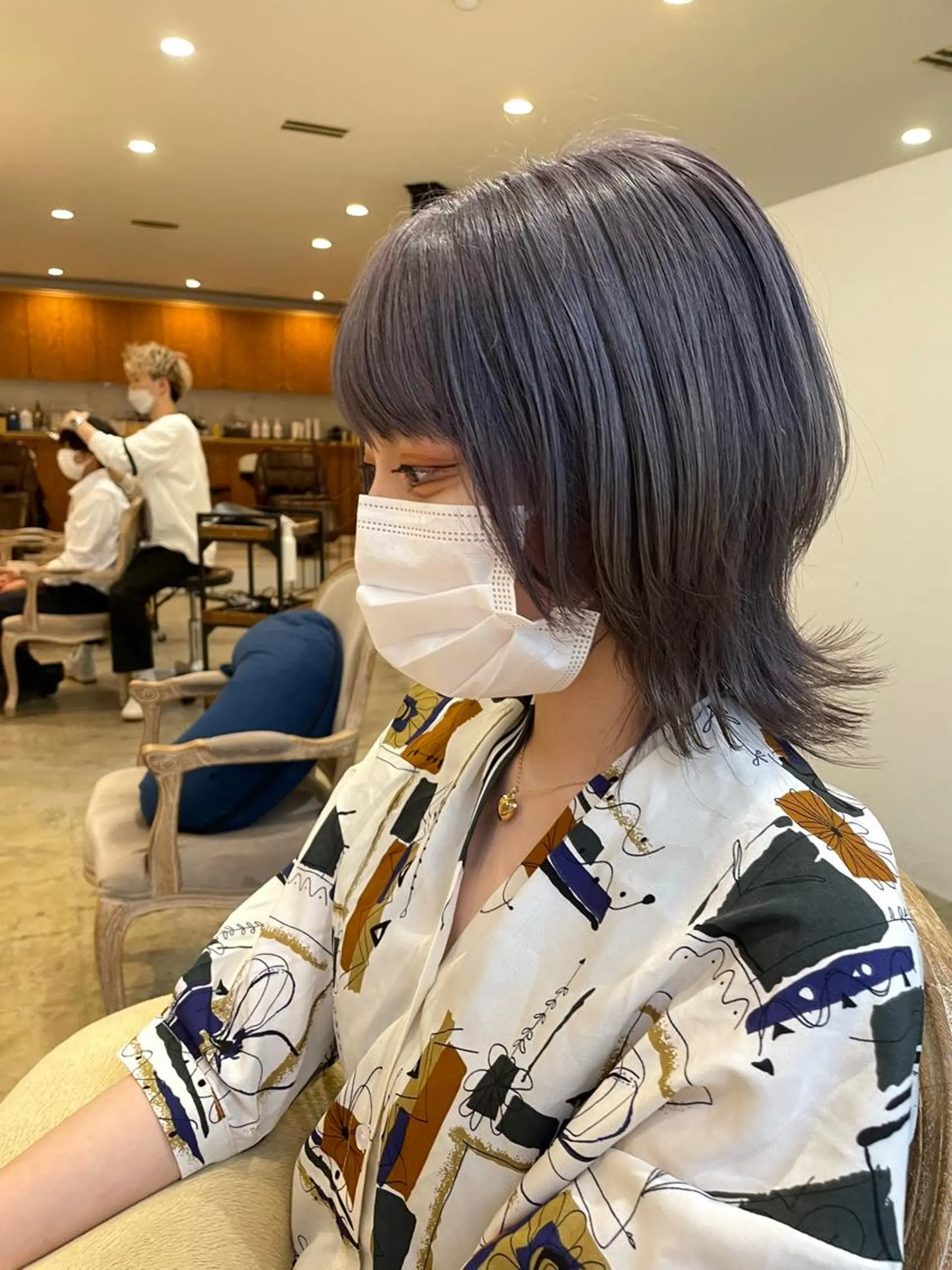 ミディアム バレイヤージュモデル 小林匠❤️‍🔥のヘアスタイル