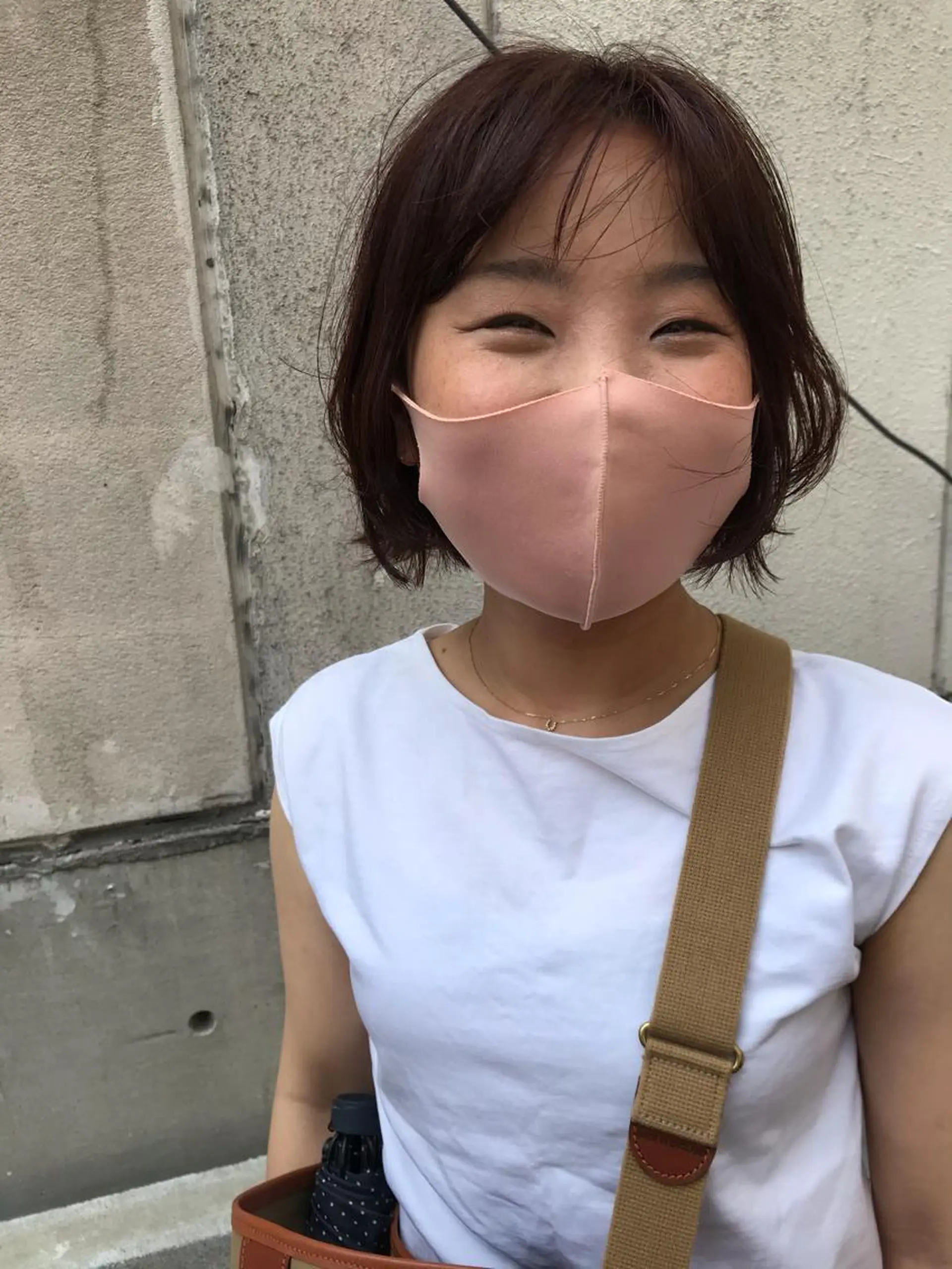 ミディアム カット ヘアカラー トリートメント さの あやねのヘアスタイル