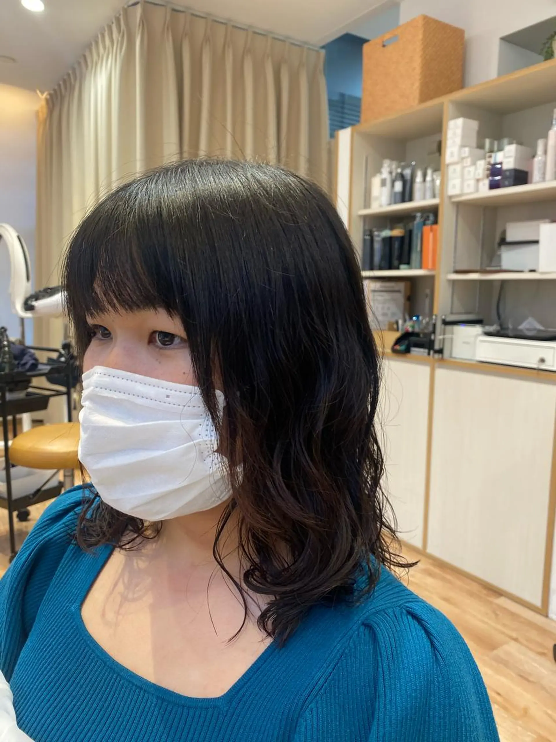 ミディアム パーマ カット パーマ ❤️パーマ美容師✂︎ 井口美緒のヘアスタイル