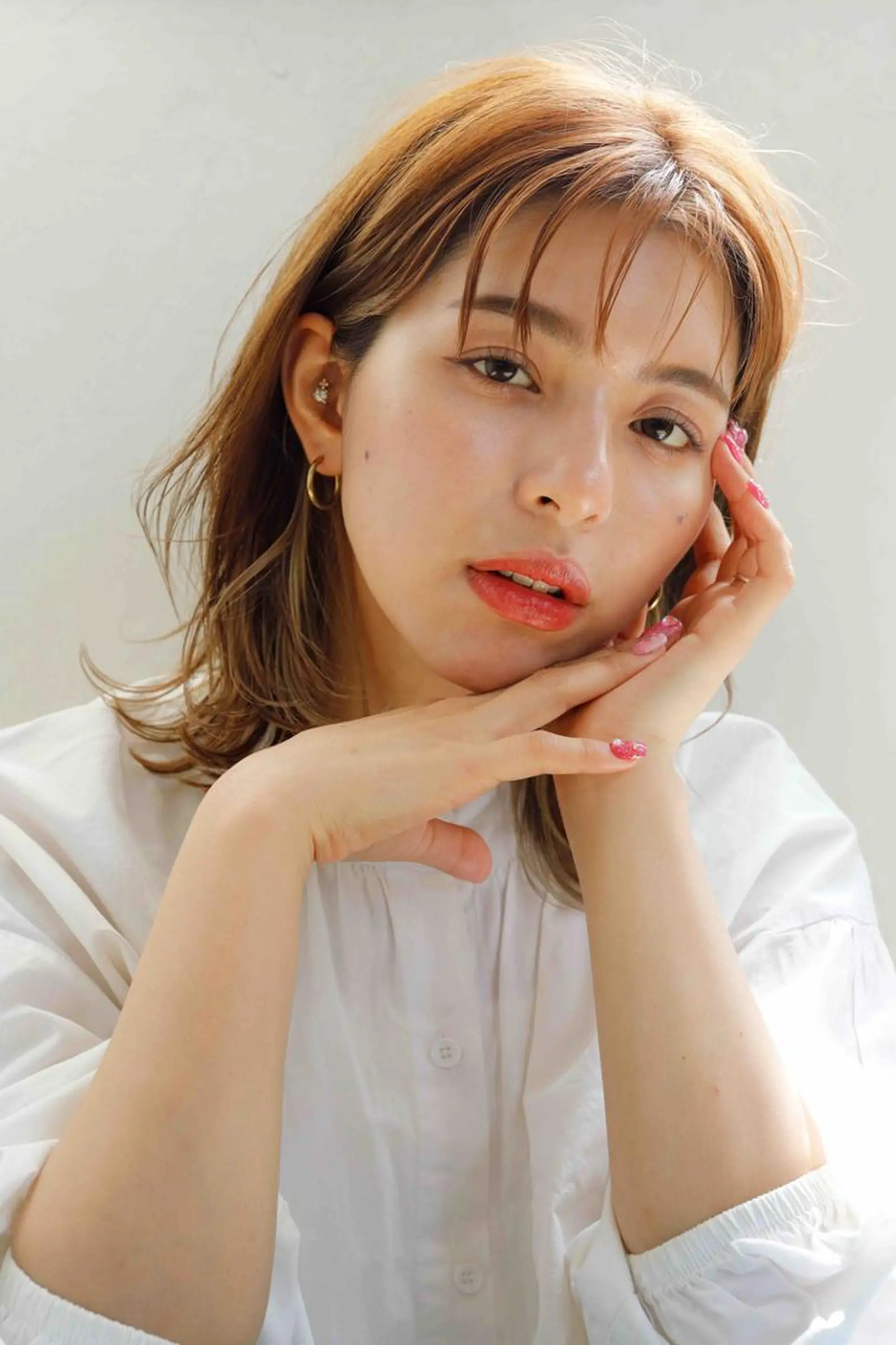 セミロング カラー カット ROW 札幌のヘアスタイル