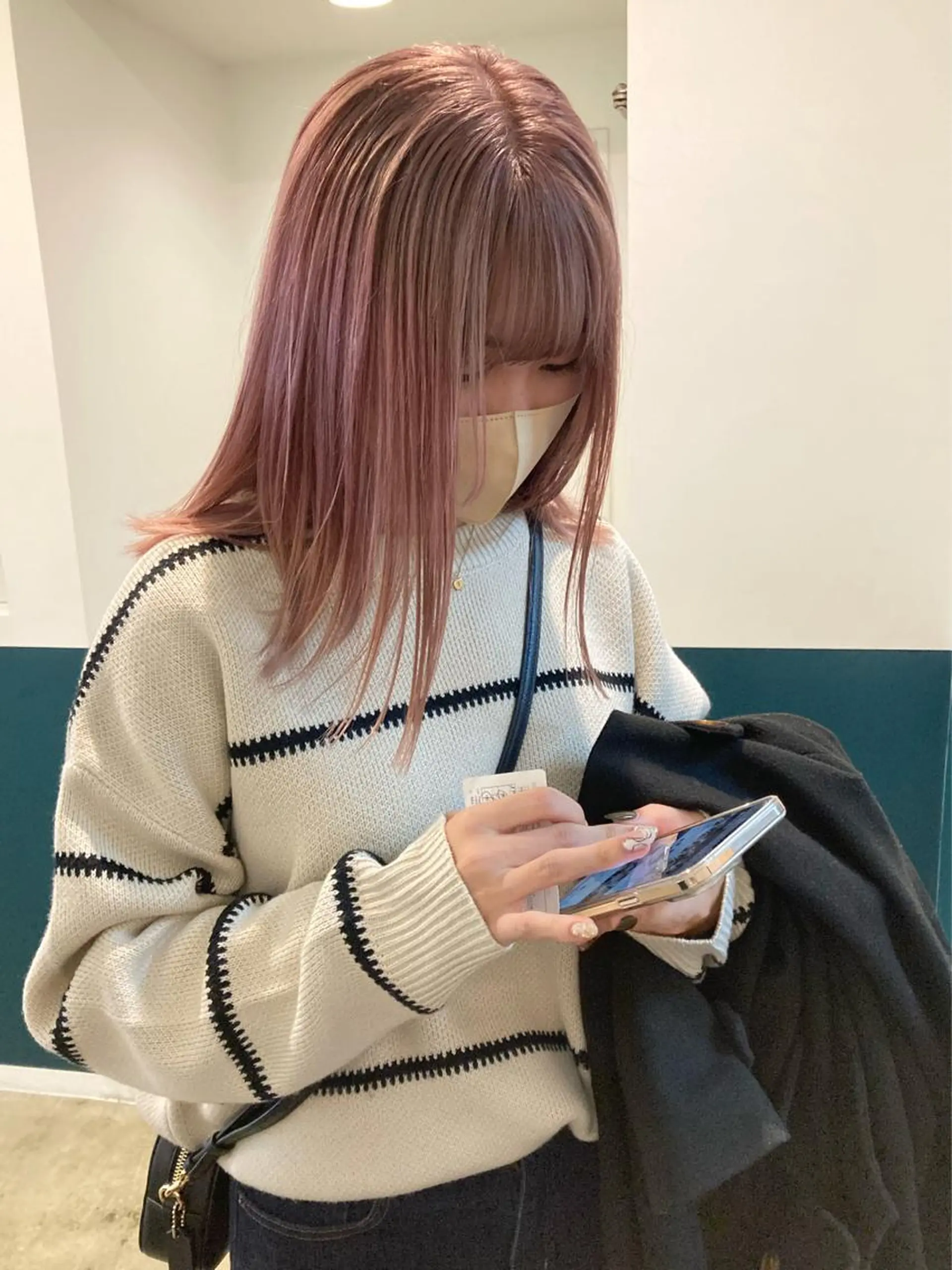 ミディアム ヘアカラー カラーリスト菅野 竜矢🌈のヘアスタイル