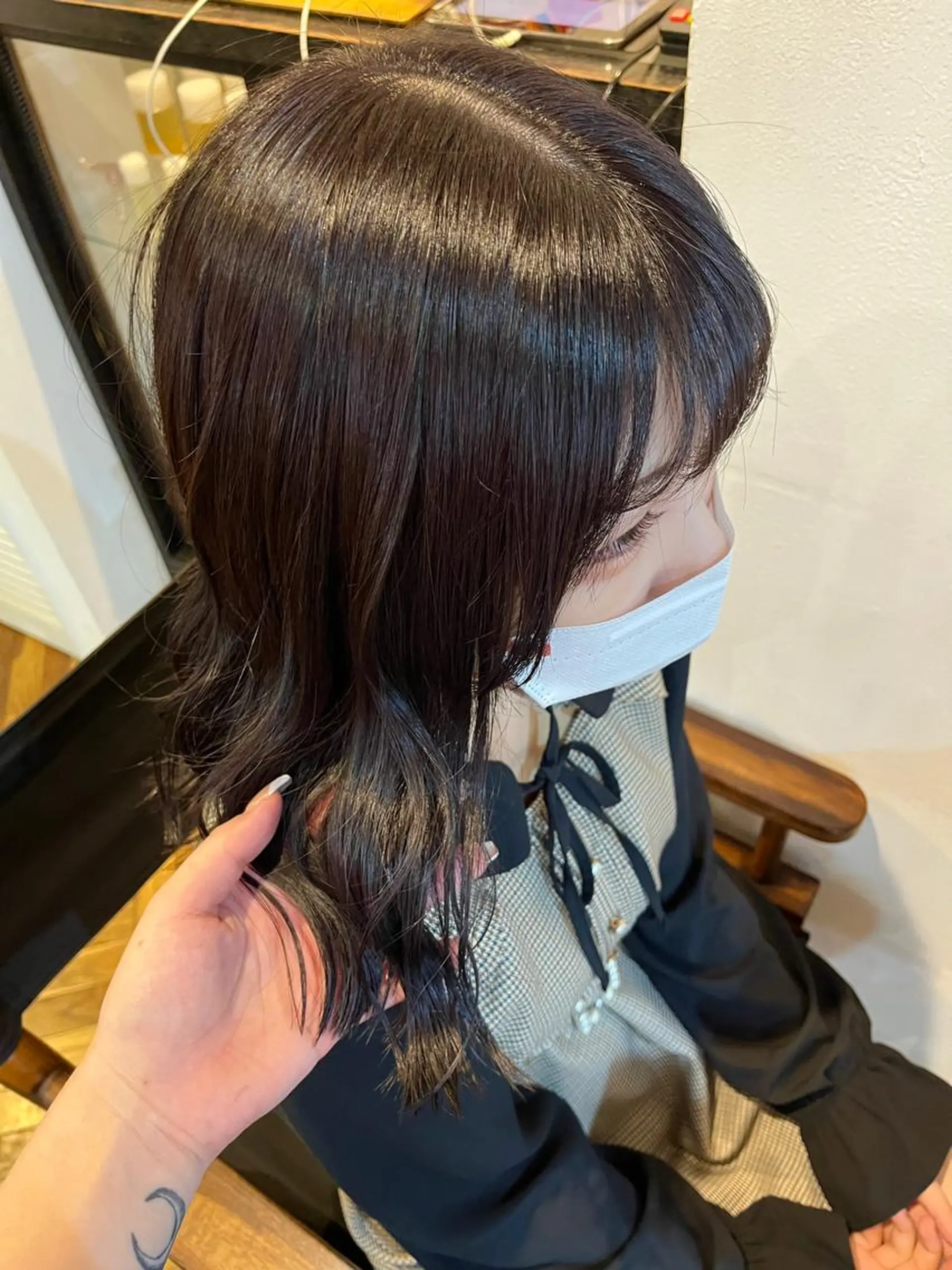 セミロング カラー HOMIE TOKYO所属・sora / 渋谷 / ハイトーンのヘアスタイル