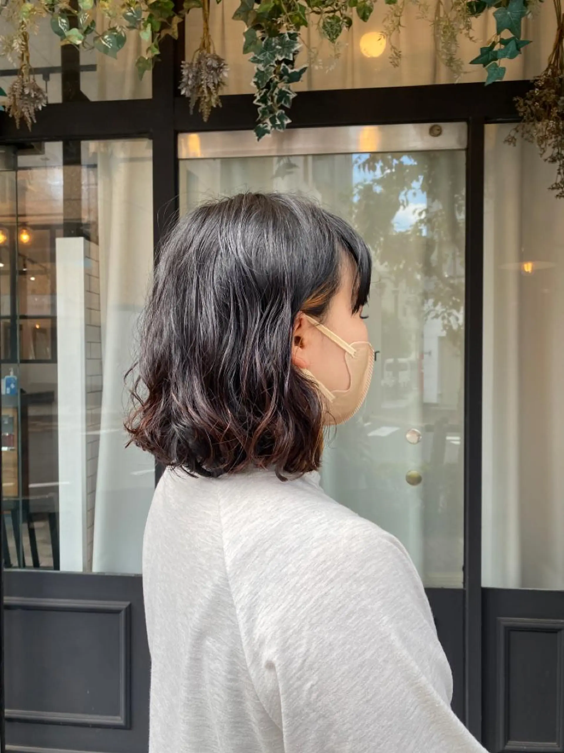 ミディアム パーマ 似合わせカット 店長☀️前田一樹のヘアスタイル