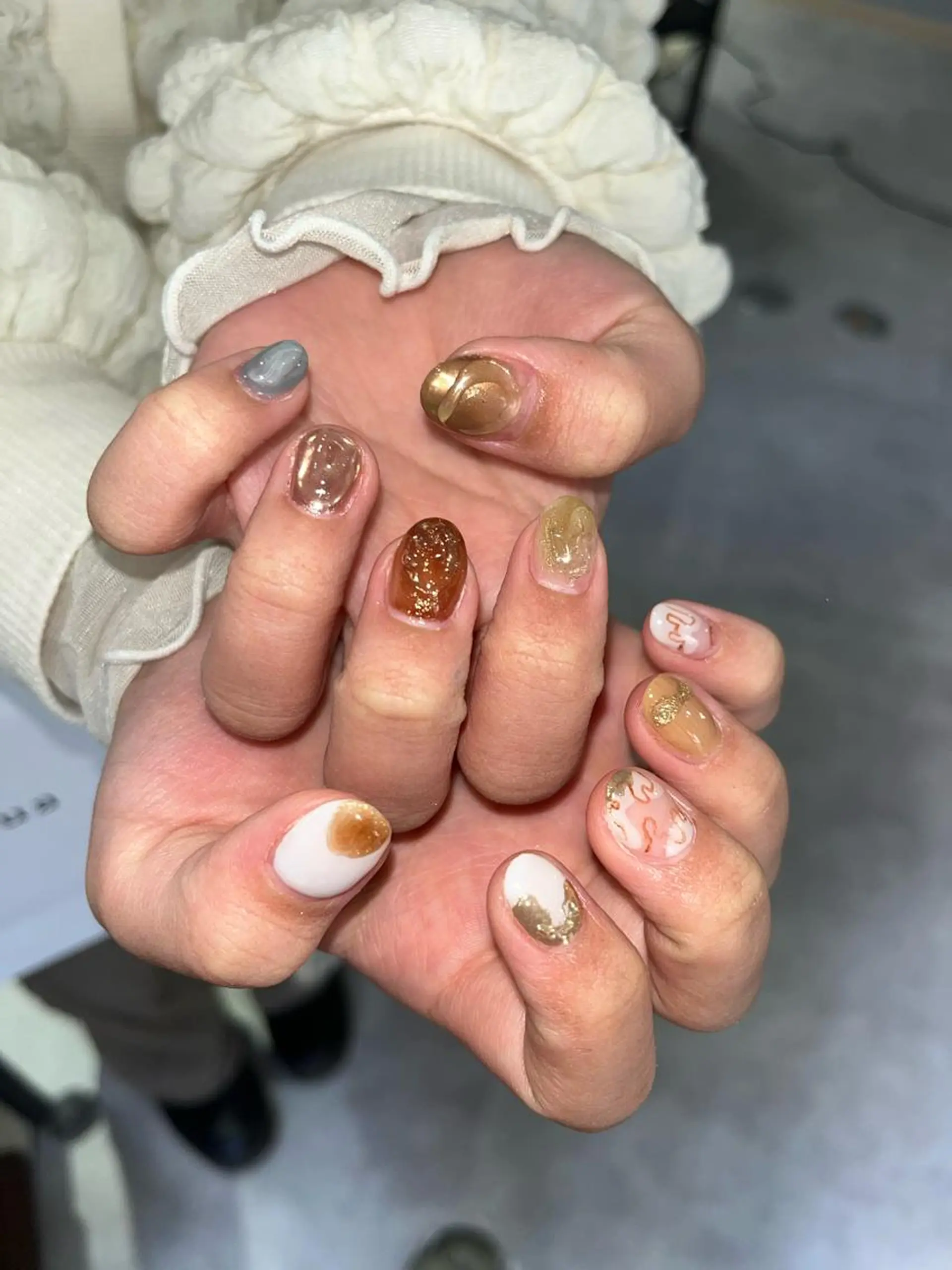 ネイル ハンドネイル フットネイル 🪐富島彩夏 /海外nail🪐のネイルデザイン