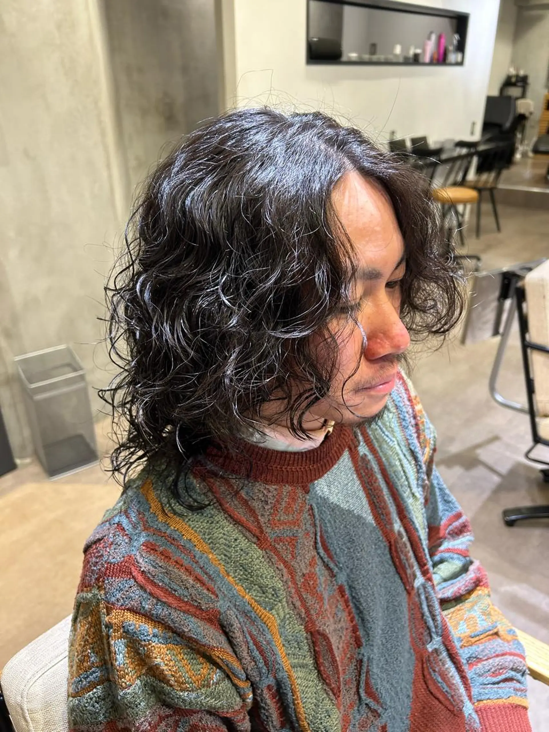 パーマ メンズ メンズパーマ専門店 【店長】⚜️イチカワのヘアスタイル