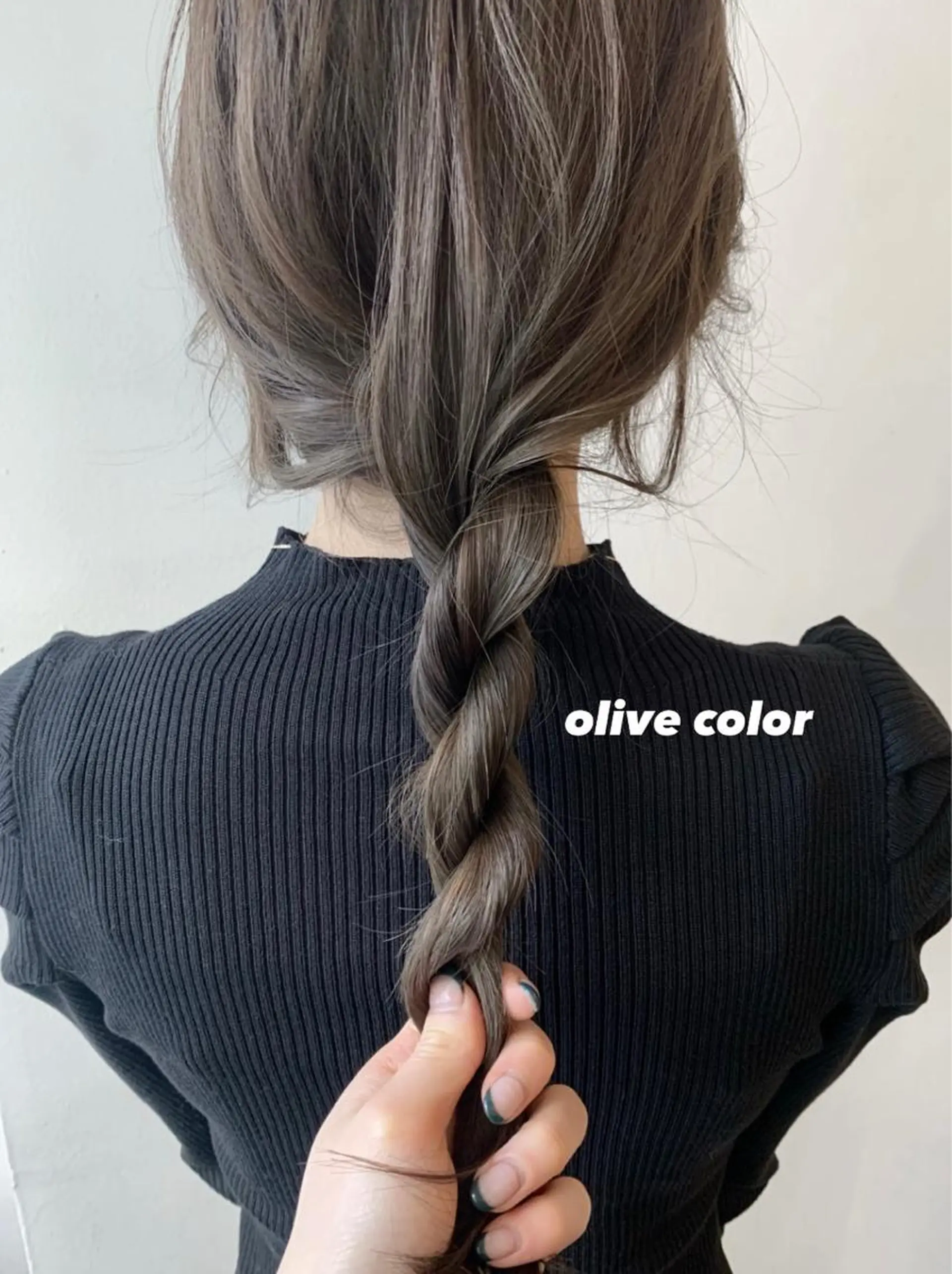 セミロング カラー ヘアアレンジ ベージュカラー グレージュ オリーブベージュ オリーブカラー オリーブグレージュ 🌟アレンジが似合う カラー🌟Rumiのヘアスタイル