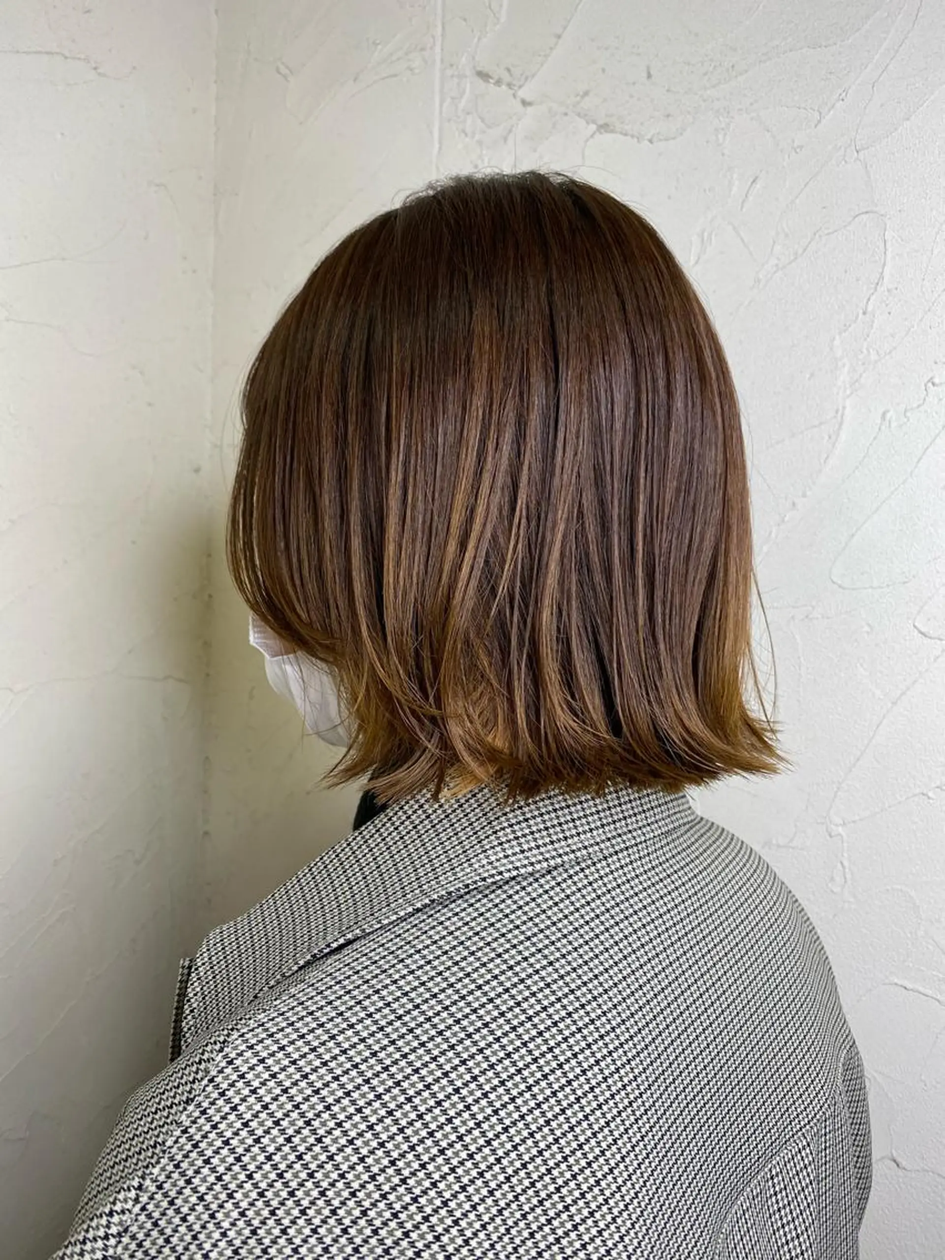 ショート 久力琴音''透明感 カラー''アレンジのヘアスタイル