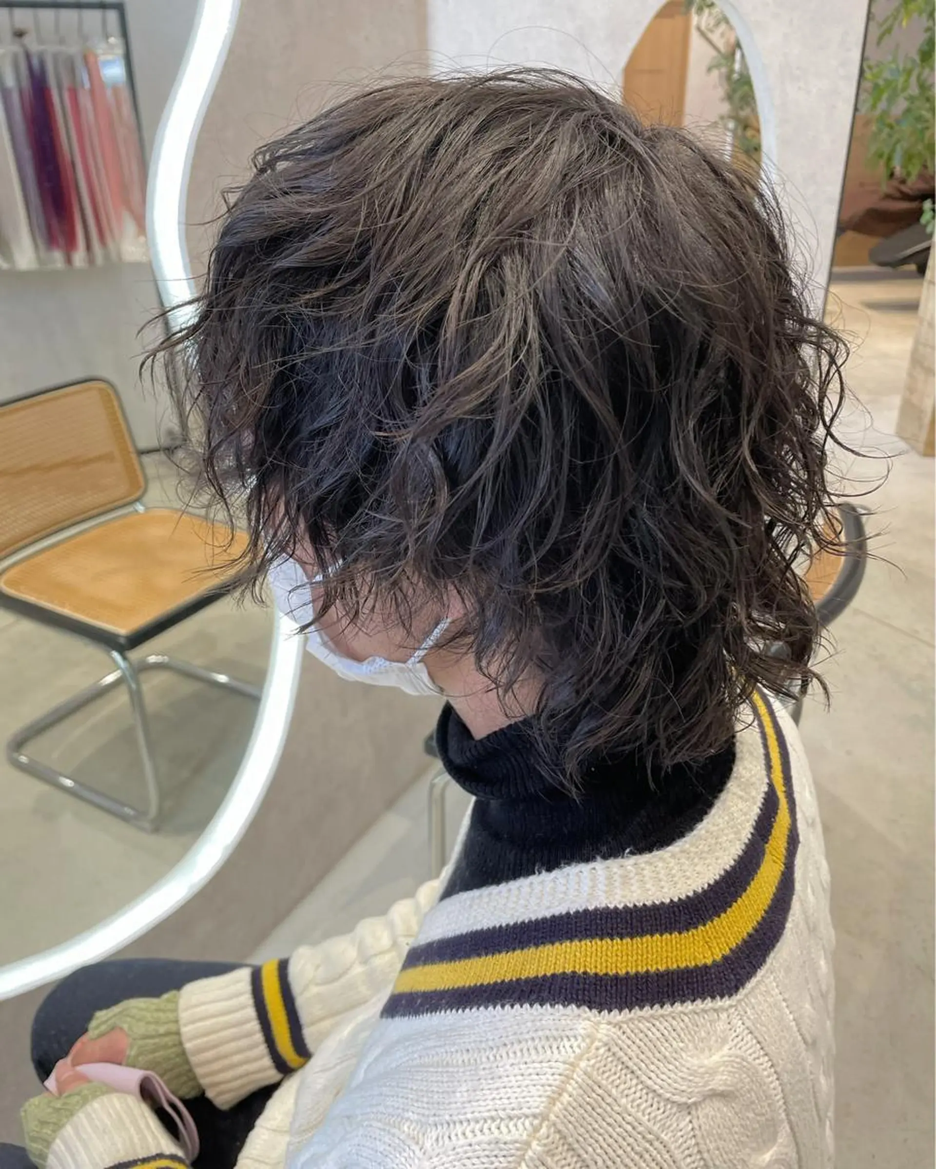 パーマ メンズ 竹田 京人のヘアスタイル