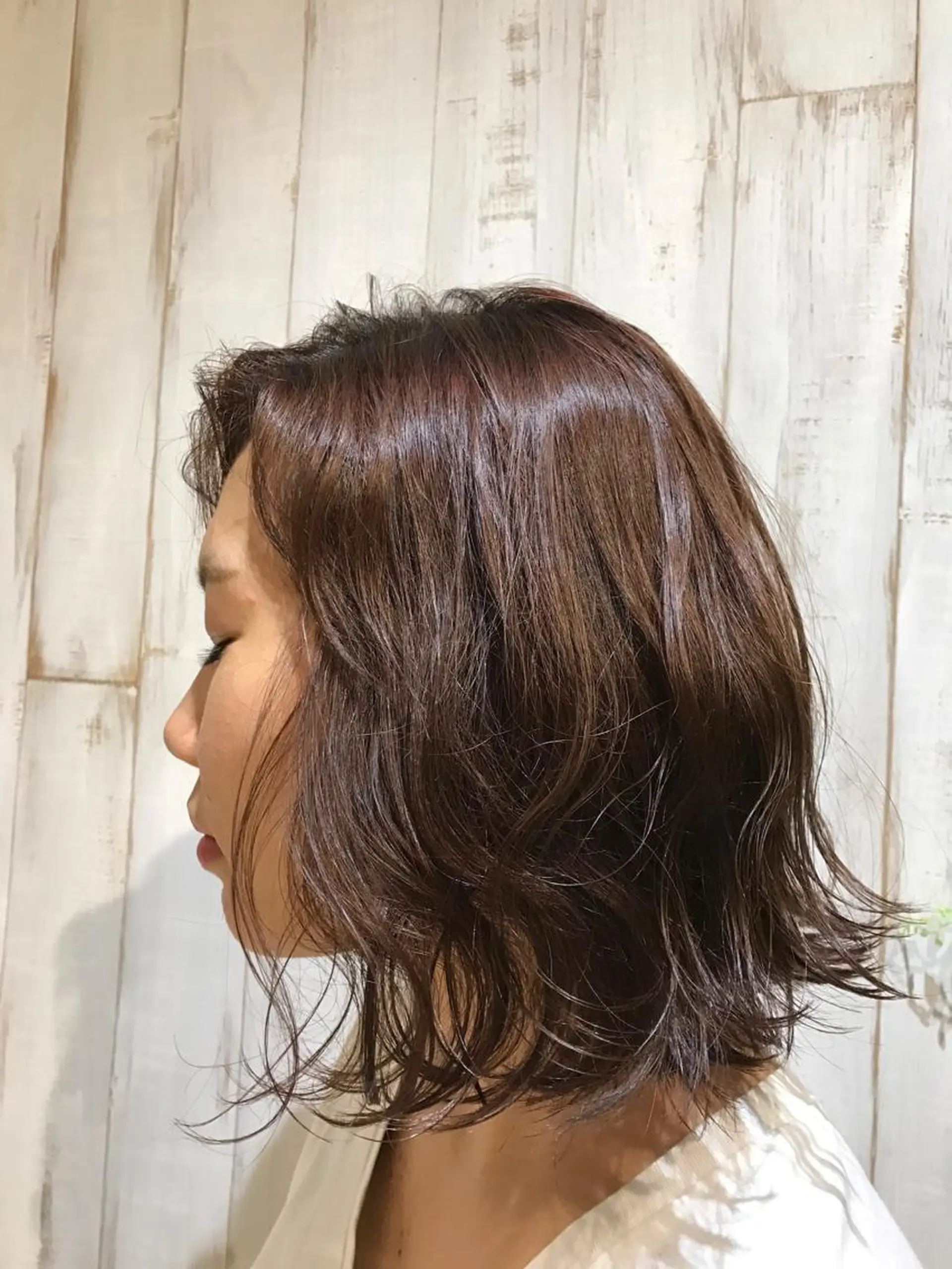 ミディアム カラー ピンクカラー SiiＱbyLuca所属・鈴木 まりやのヘアスタイル