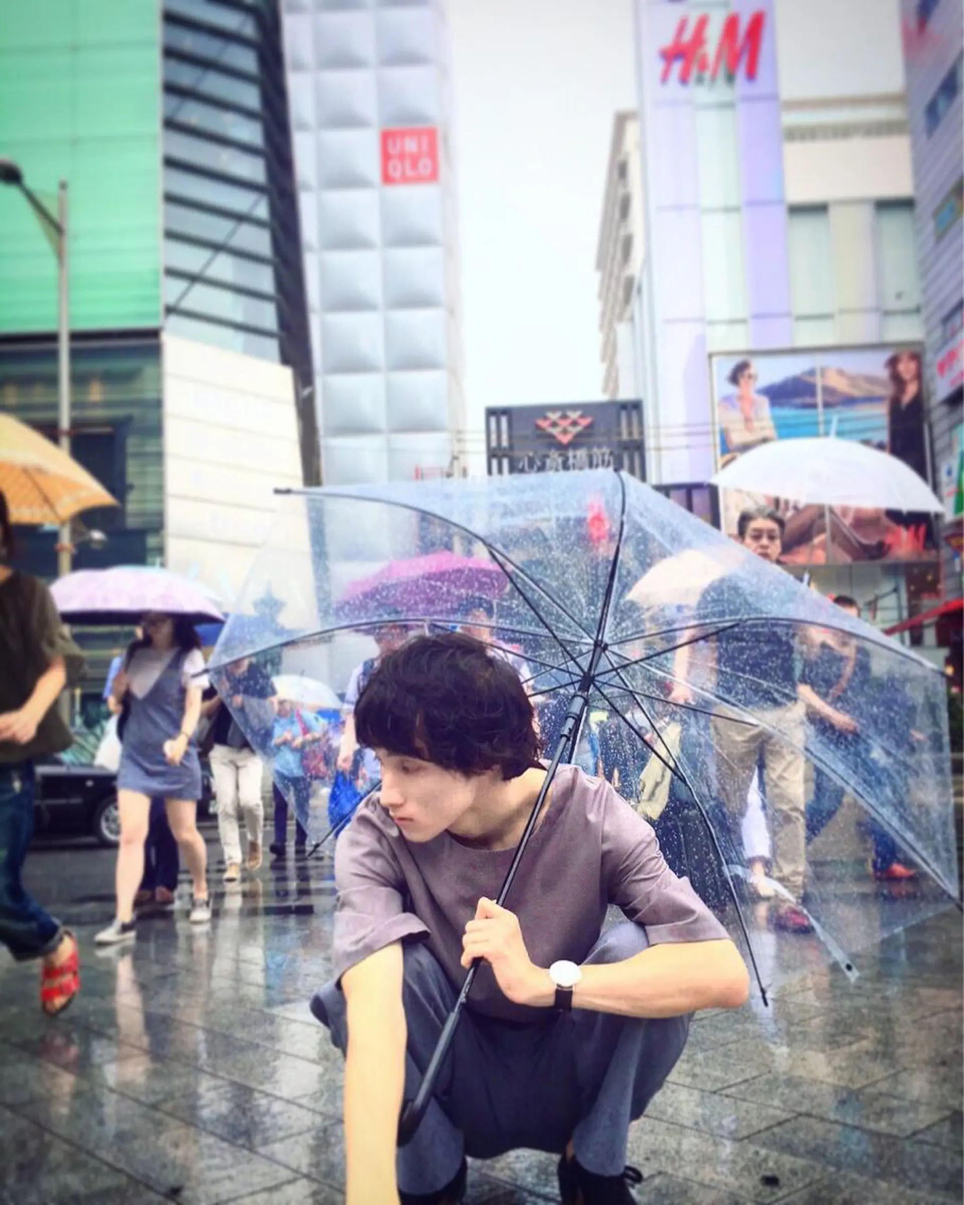 ミディアム パーマ ヘアアレンジ メンズ As hair所属・柔らか垢抜けｶﾗｰと ｶｯﾄ🫧ASUKAのヘアスタイル