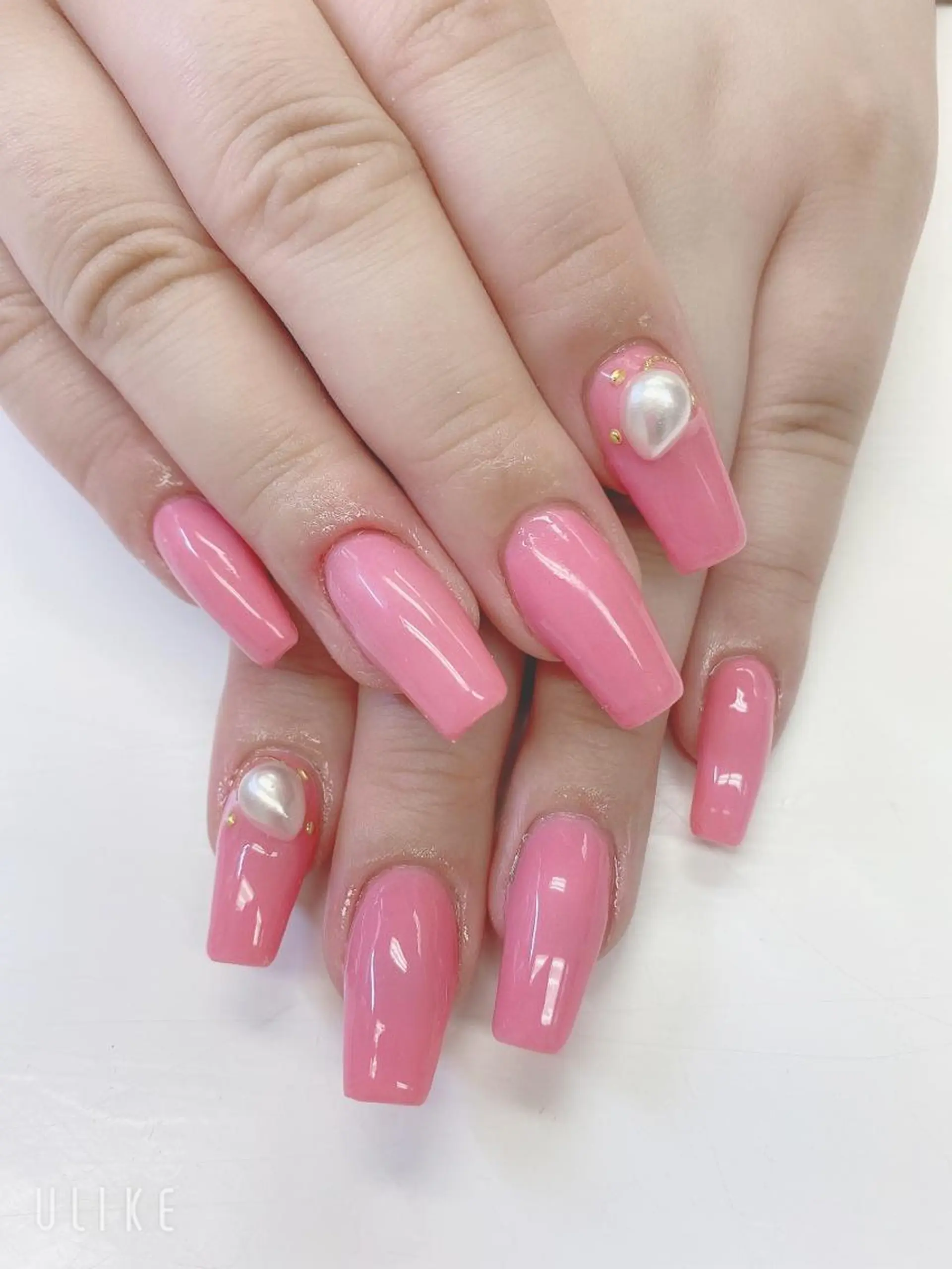 セミロング ハンドネイル JNA認定講師🌸 RIEのネイルデザイン