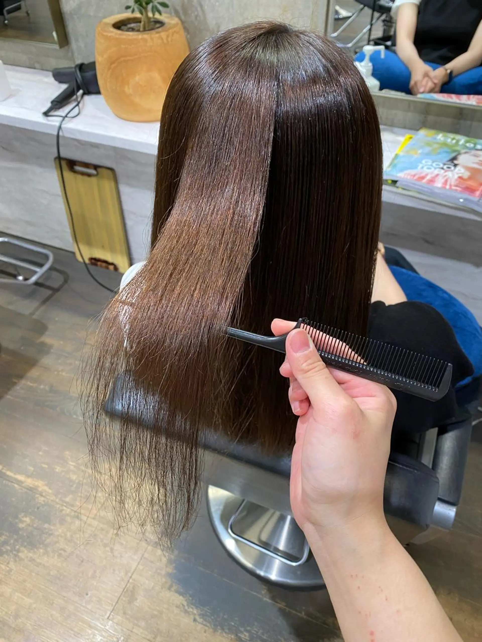 セミロング パーマ ROBBY表参道所属・木村【似合わせ ショート】無料✨のヘアスタイル