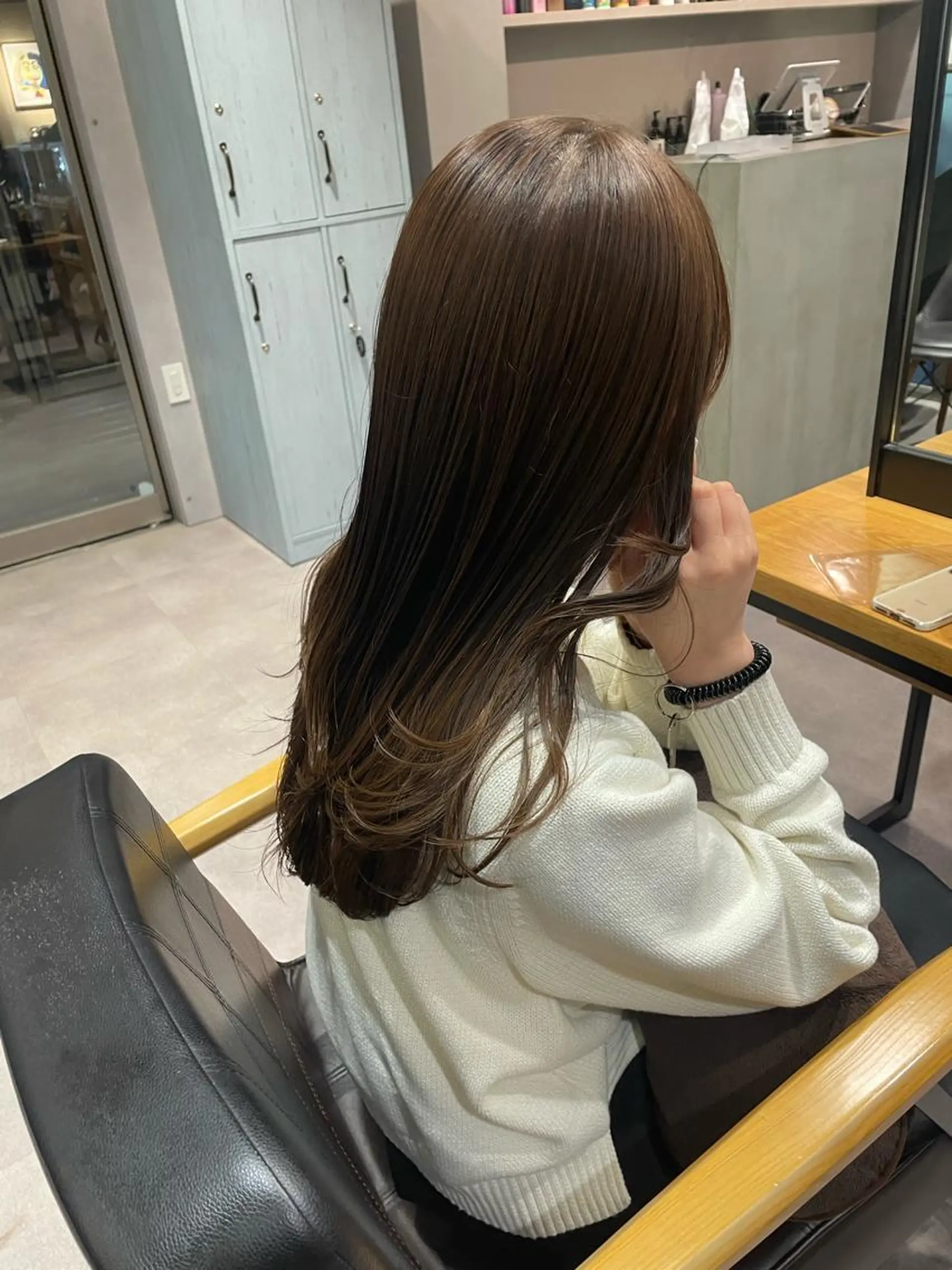 セミロング カラー クリスマス カット ヘアカラー トリートメント 韓国風/オシャレ /縮毛矯正/滝口琴未のヘアスタイル